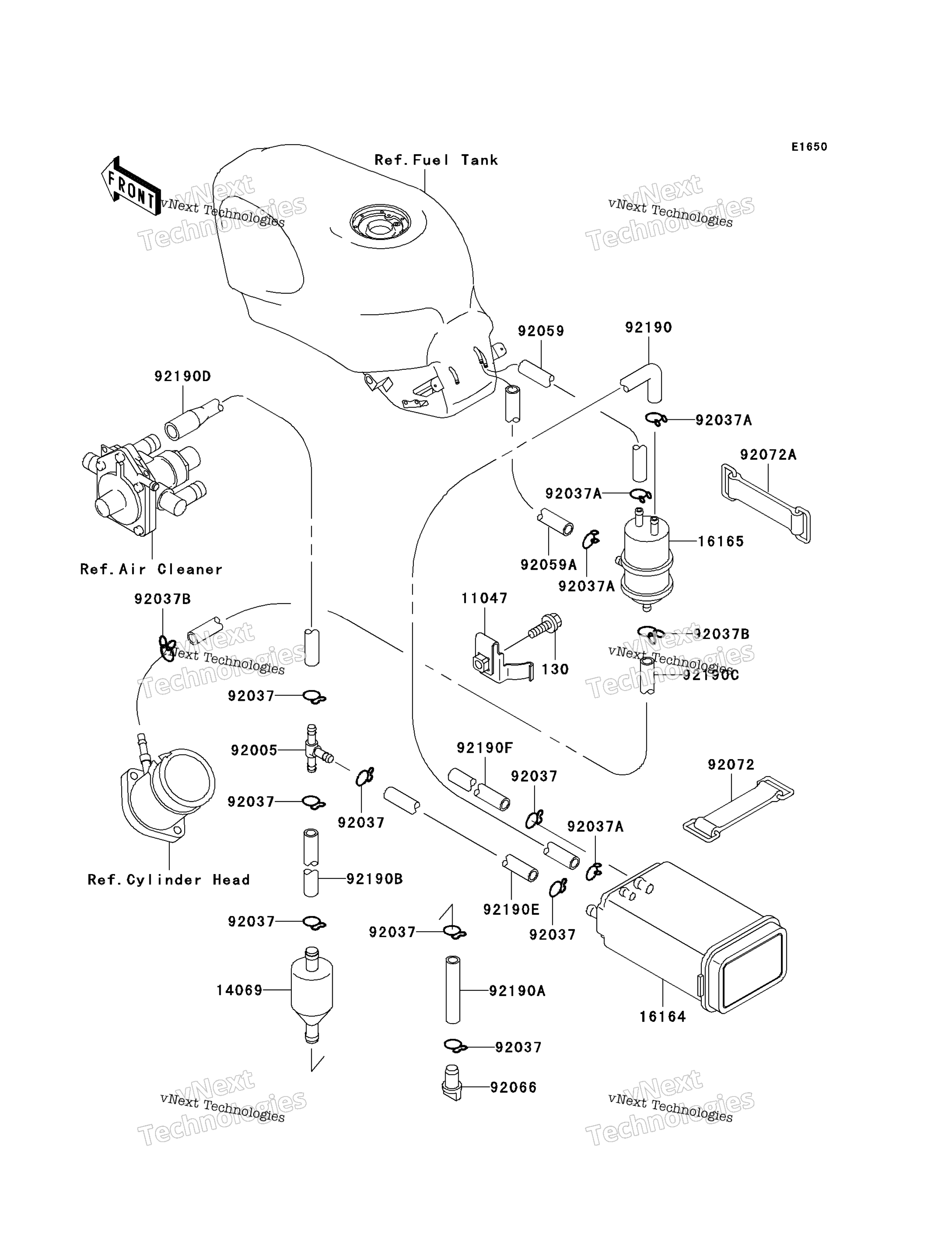 топливный Evaporative System (E10 E12)