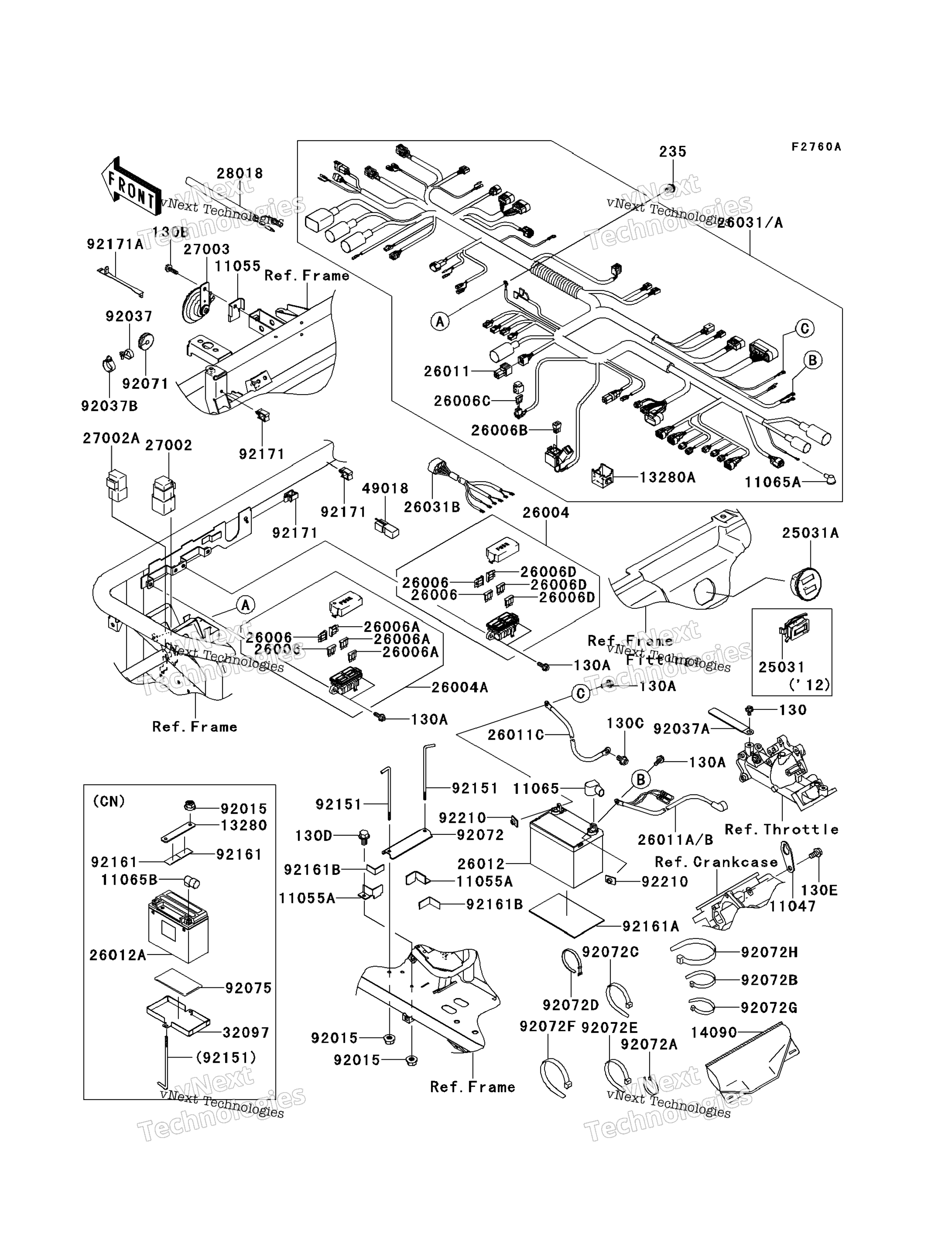 Шасси Electrical Equipment (Mcf/Mdf)