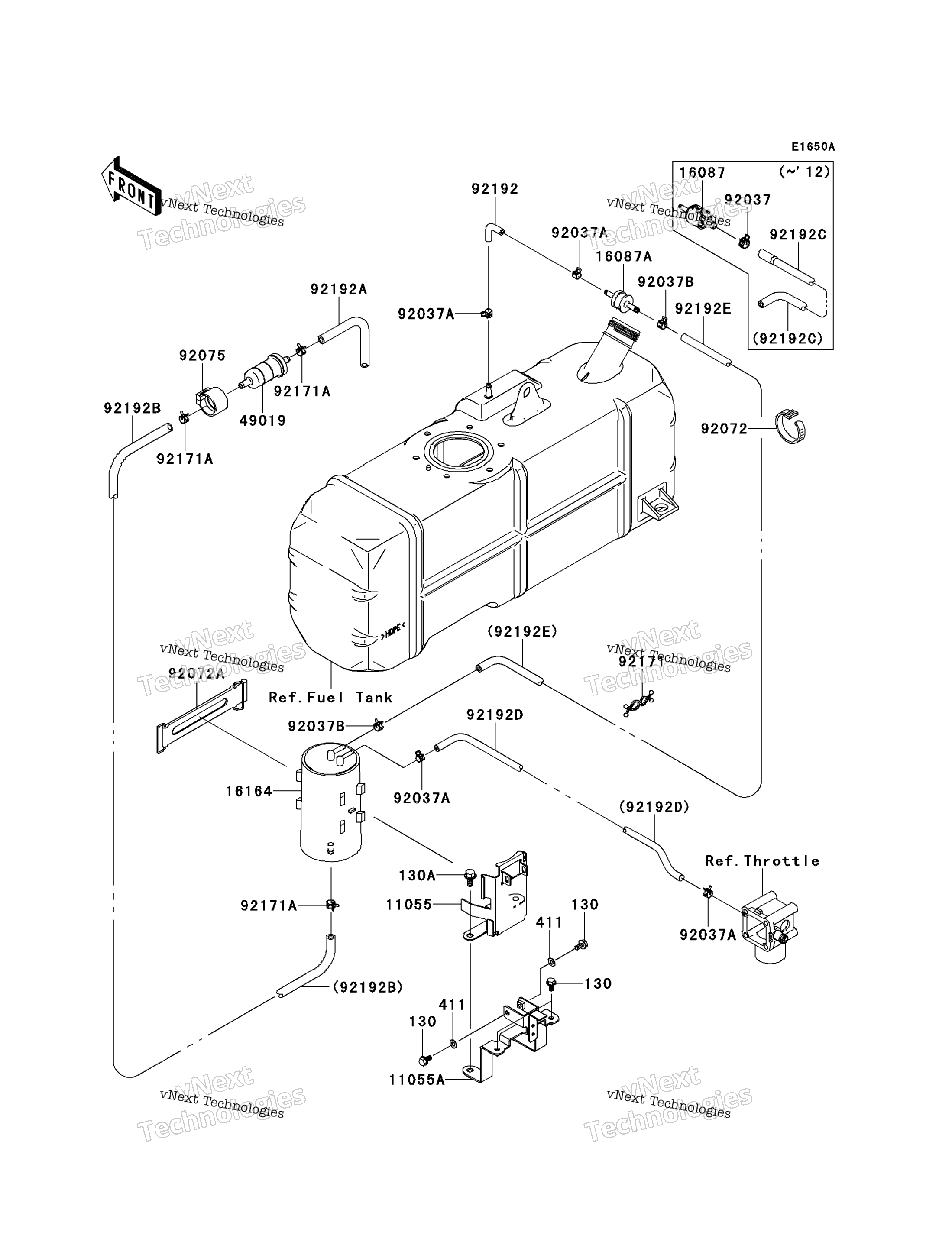 топливный Evaporative System (Mbf Mdf)
