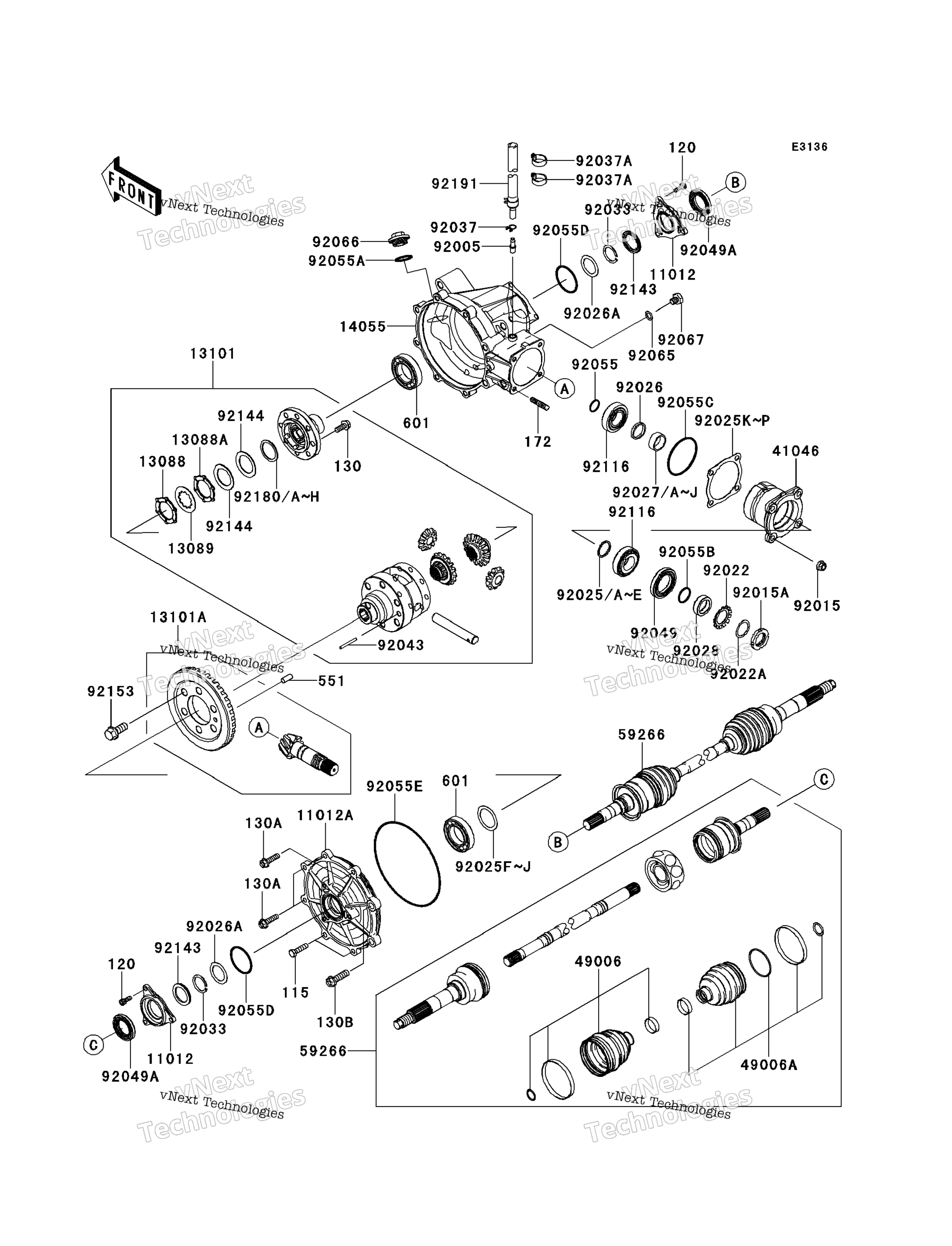 Привод Shaft-Front