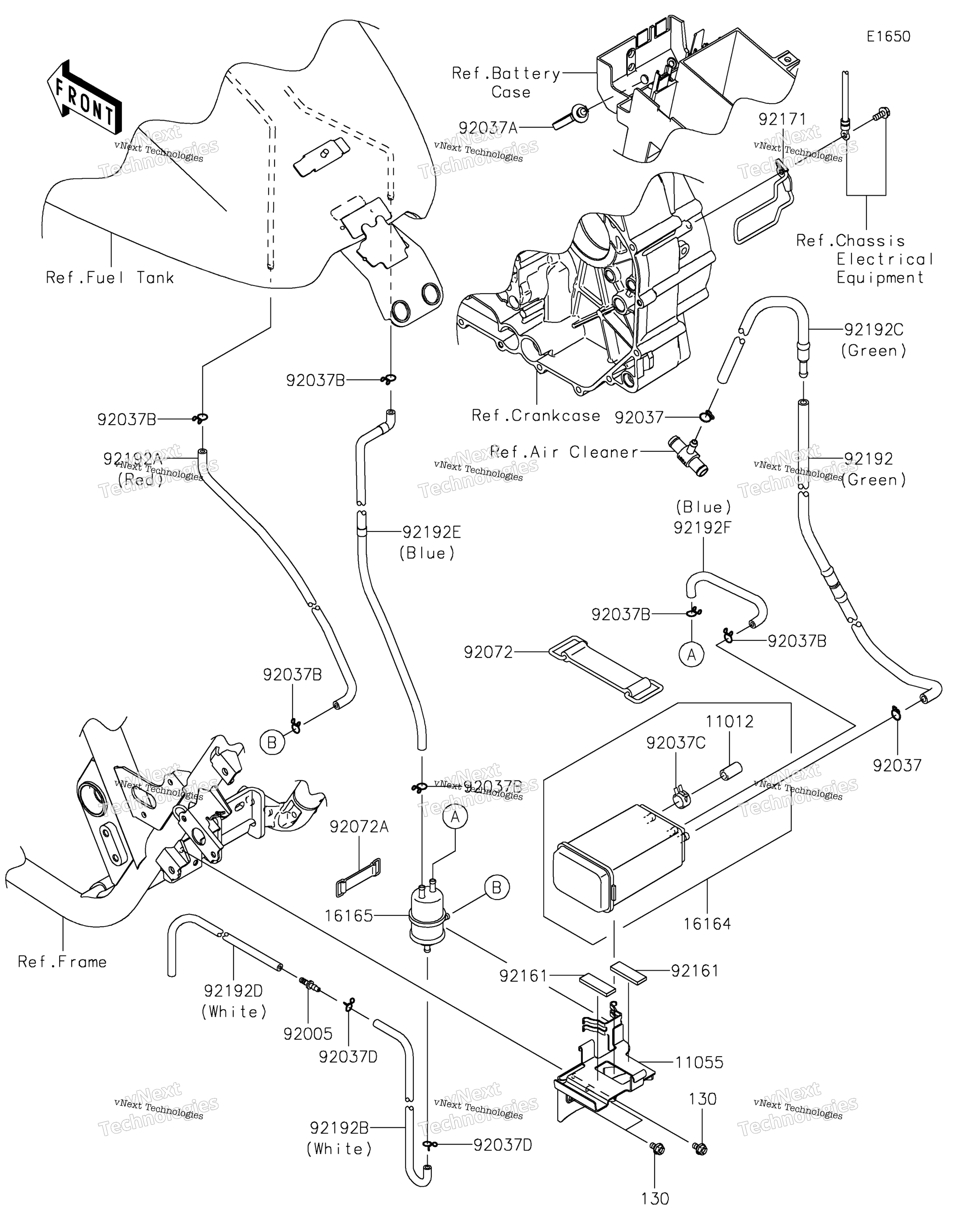 топливный Evaporative System(Ca)