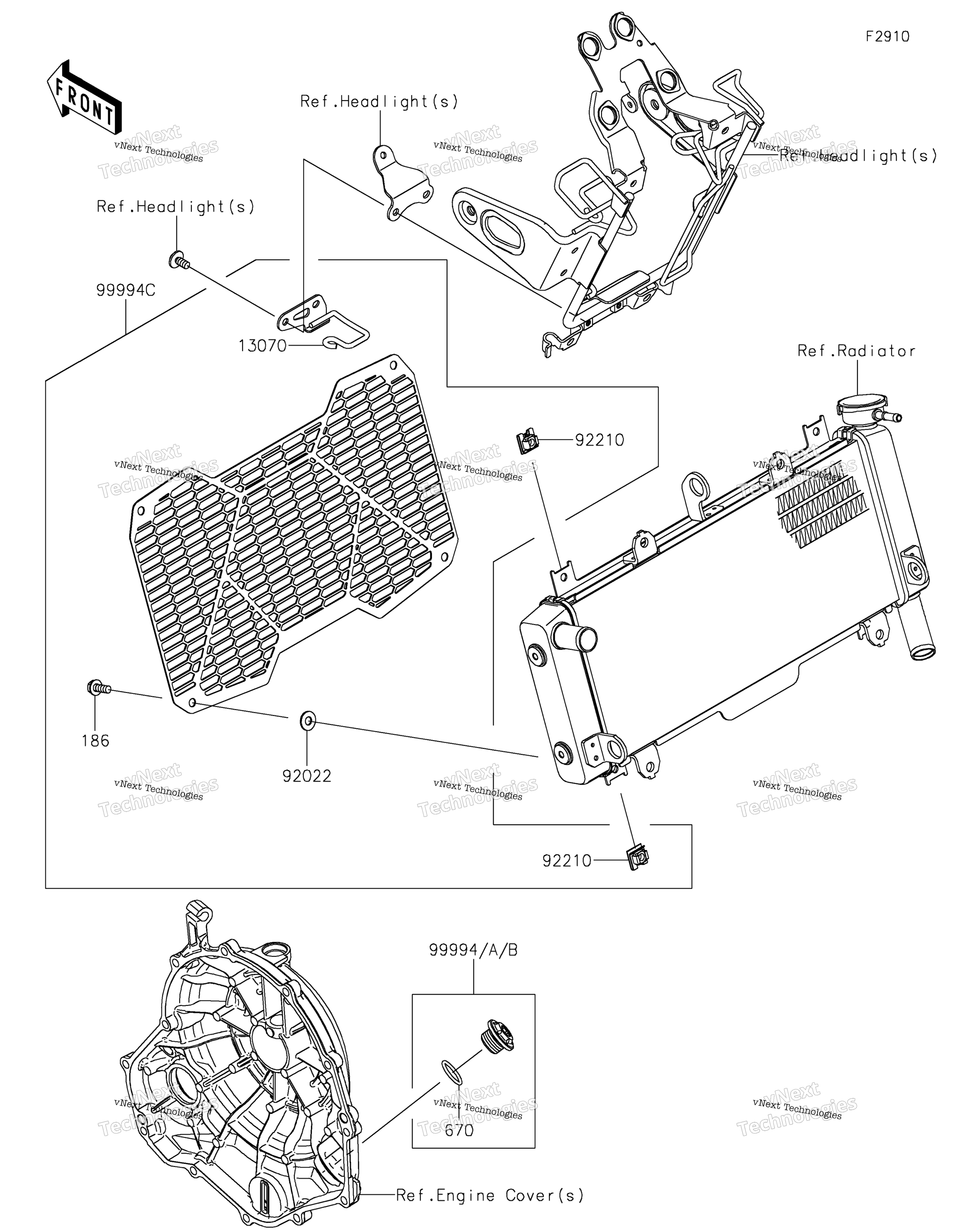 Аксессуары (Radiator Screen And Cap)