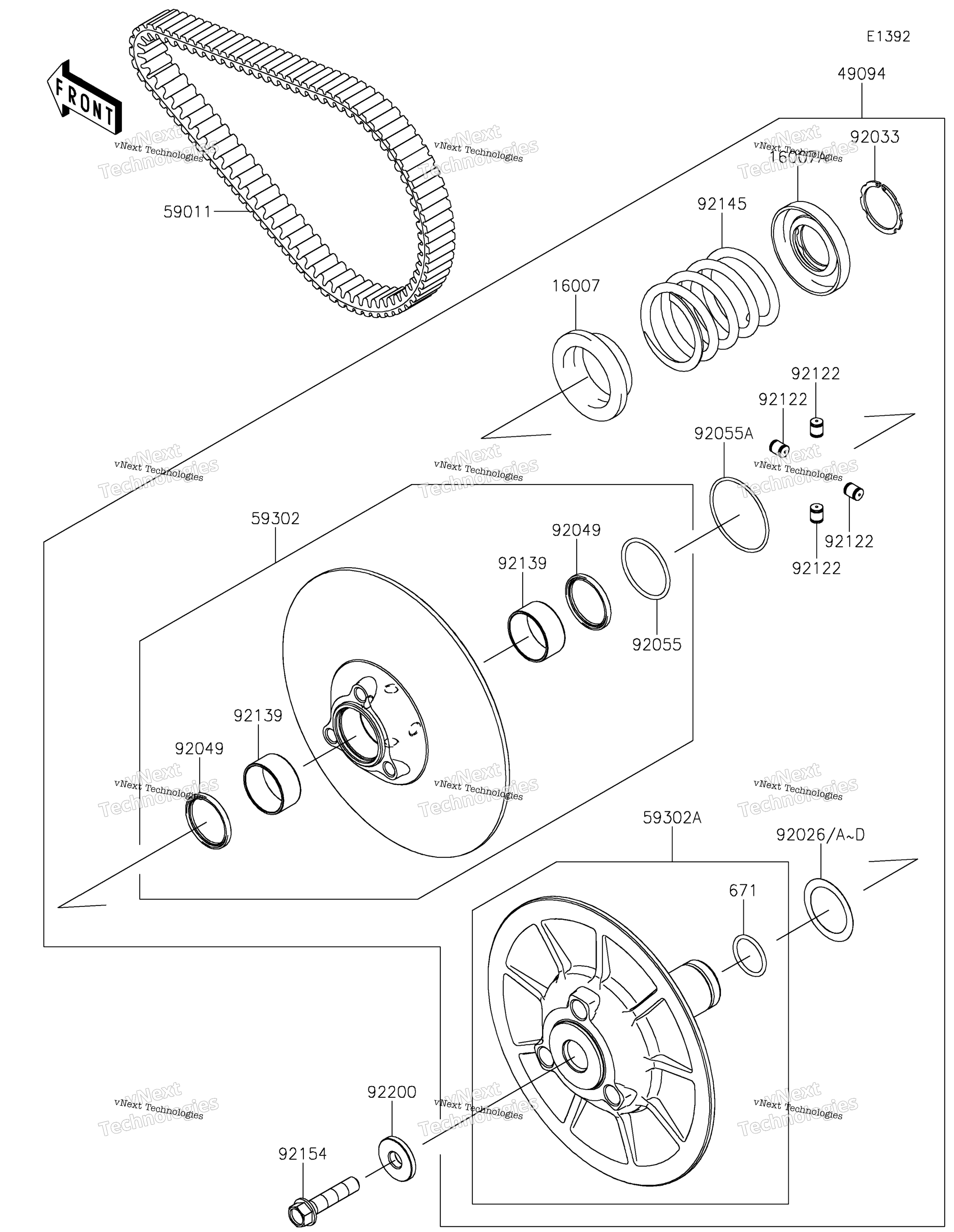 Ведомый Converter/Drive Belt