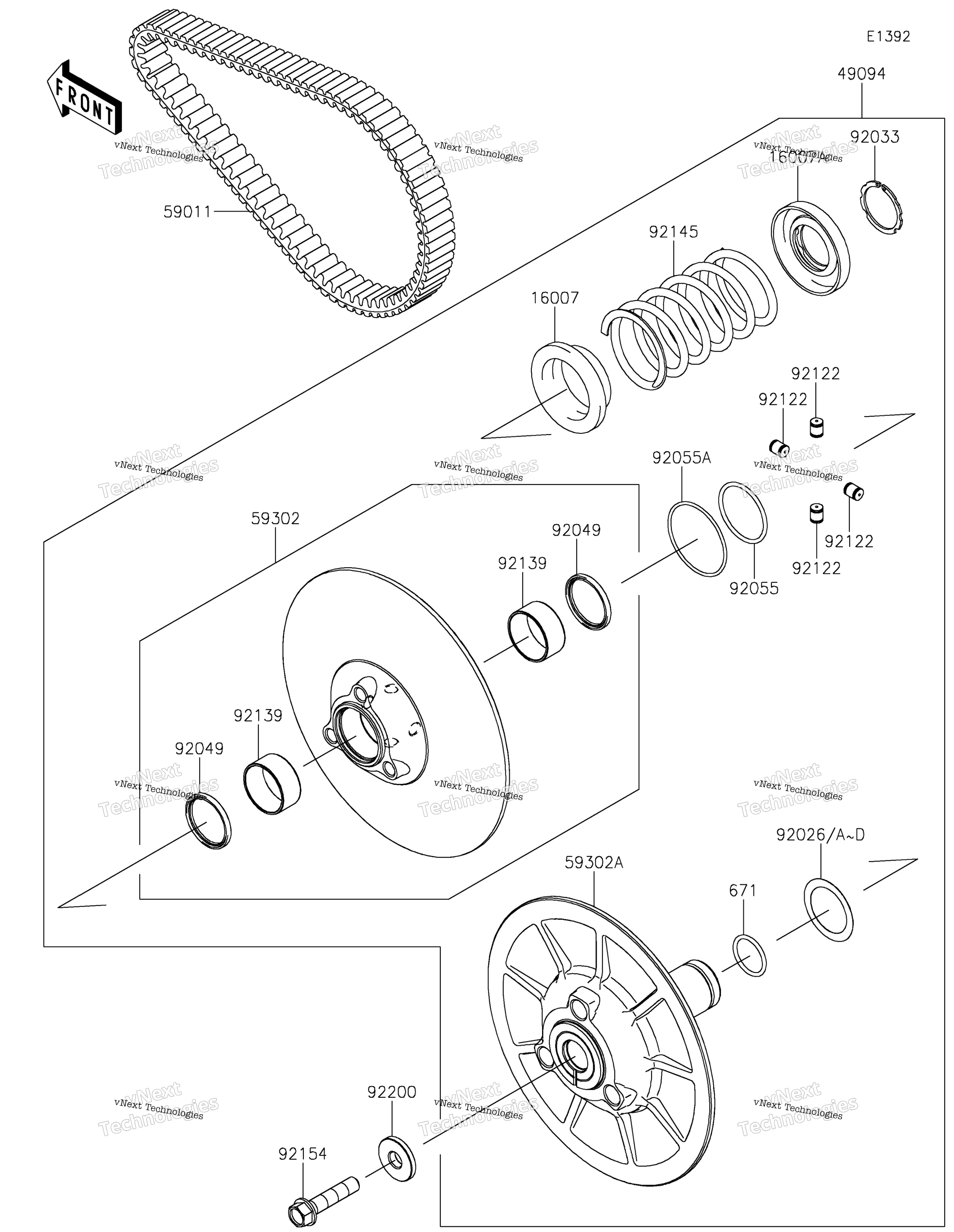 Ведомый Converter/Drive Belt