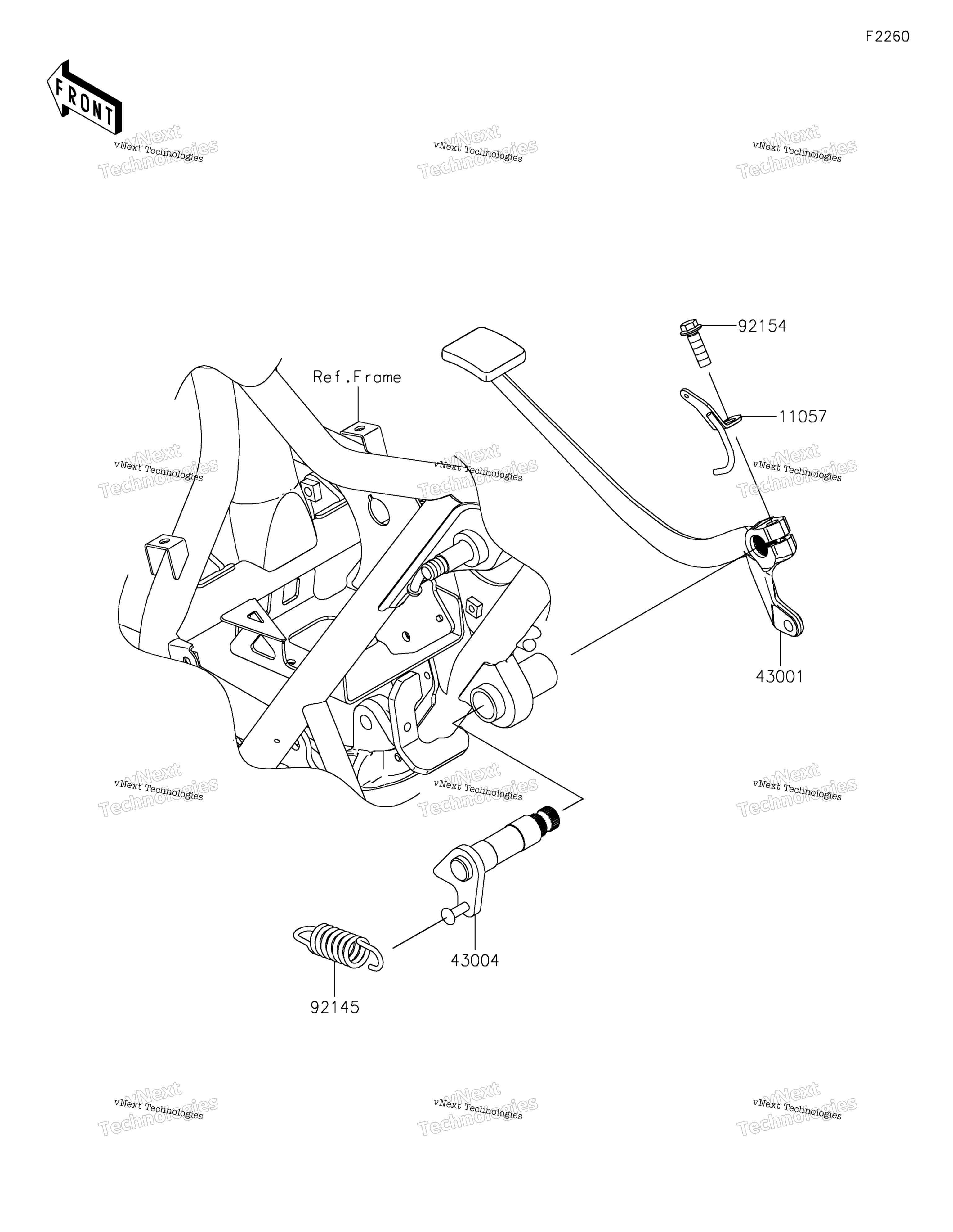 Тормоз Pedal/Torque Link