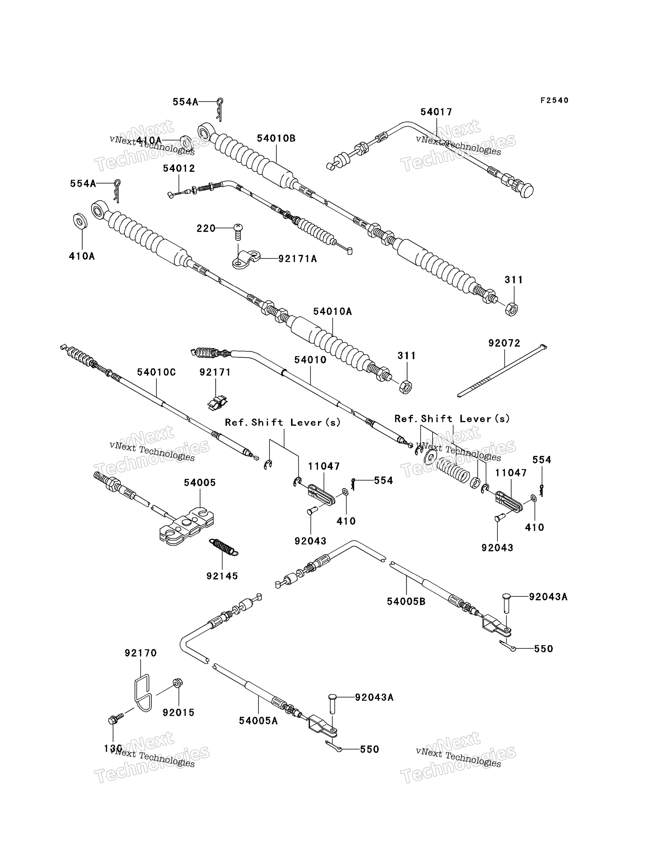 Cables ( Jk1afce1 6B543663)