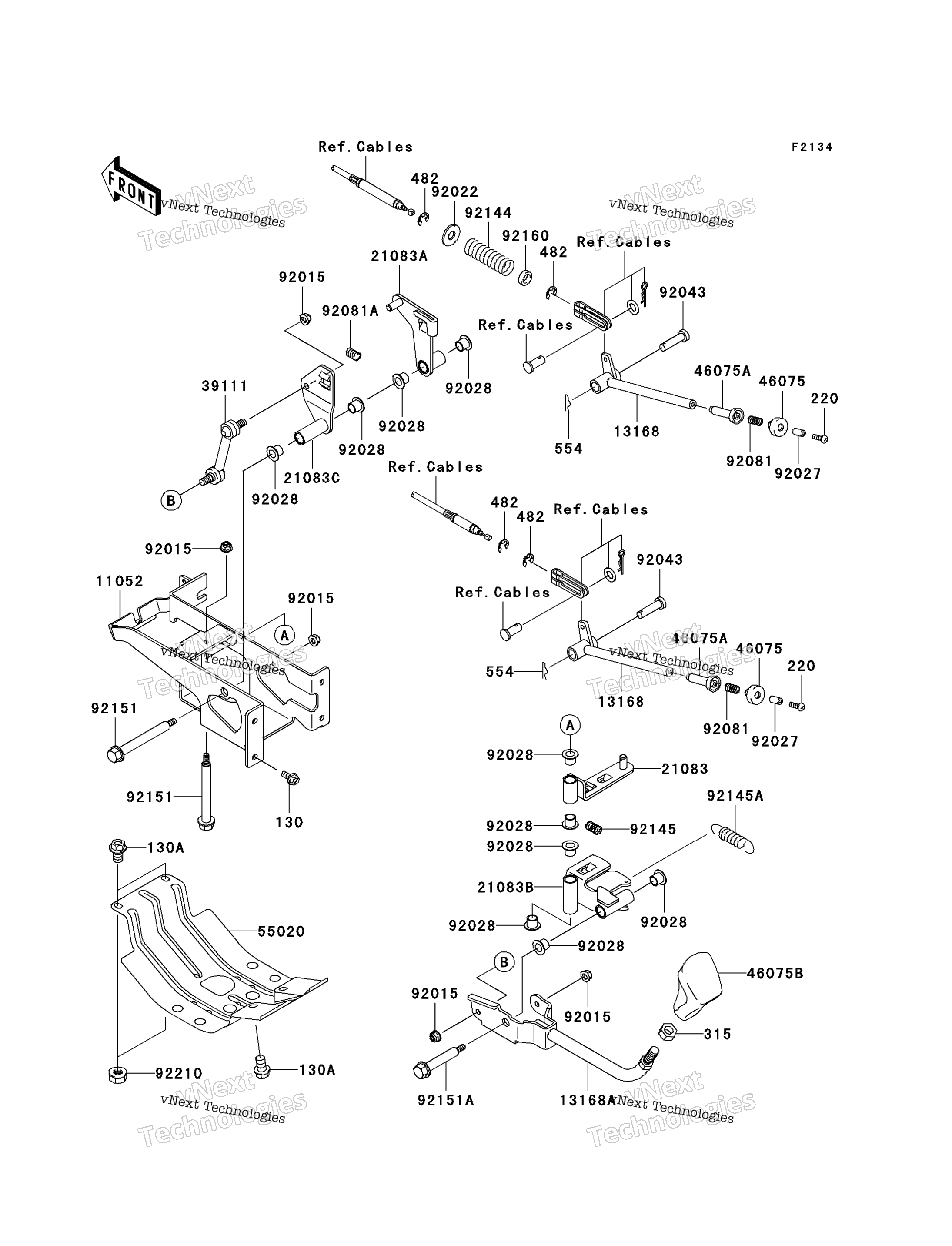 Shift Lever(S)( Jk1afce1 6B543663)