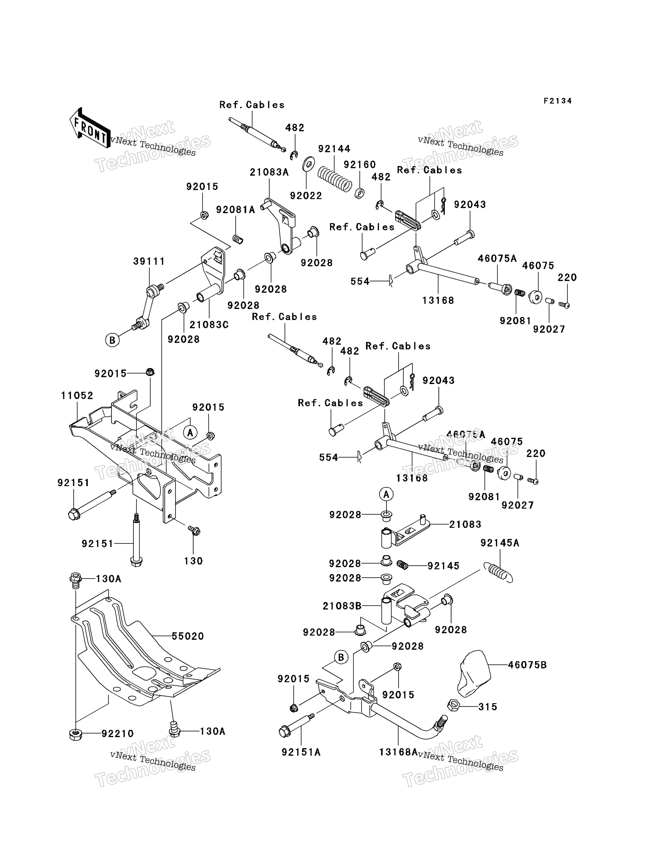 Shift Lever(S)( Jk1afdb1 6B511025)