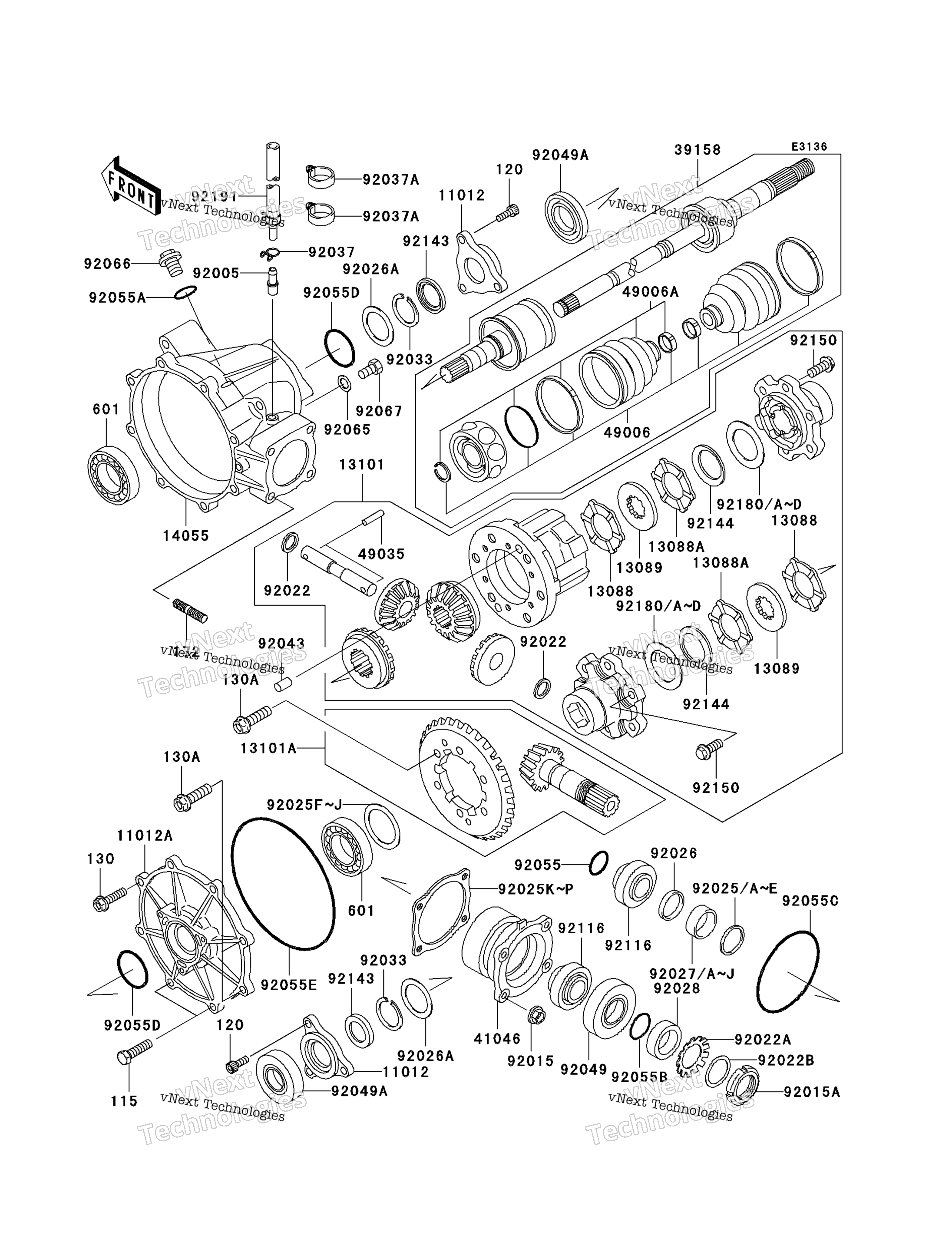 Привод Shaft-Front