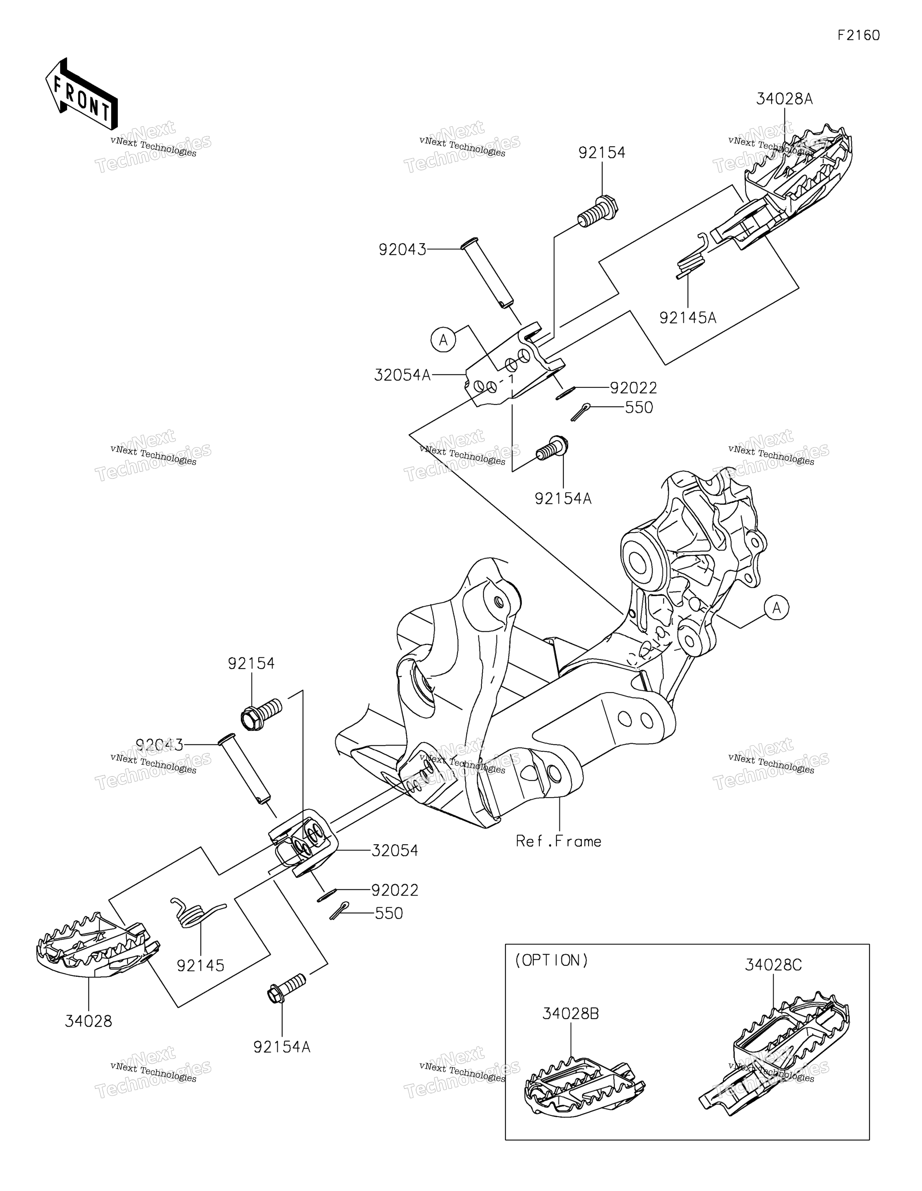 Footrests(Cmfnn / Cnfnn)