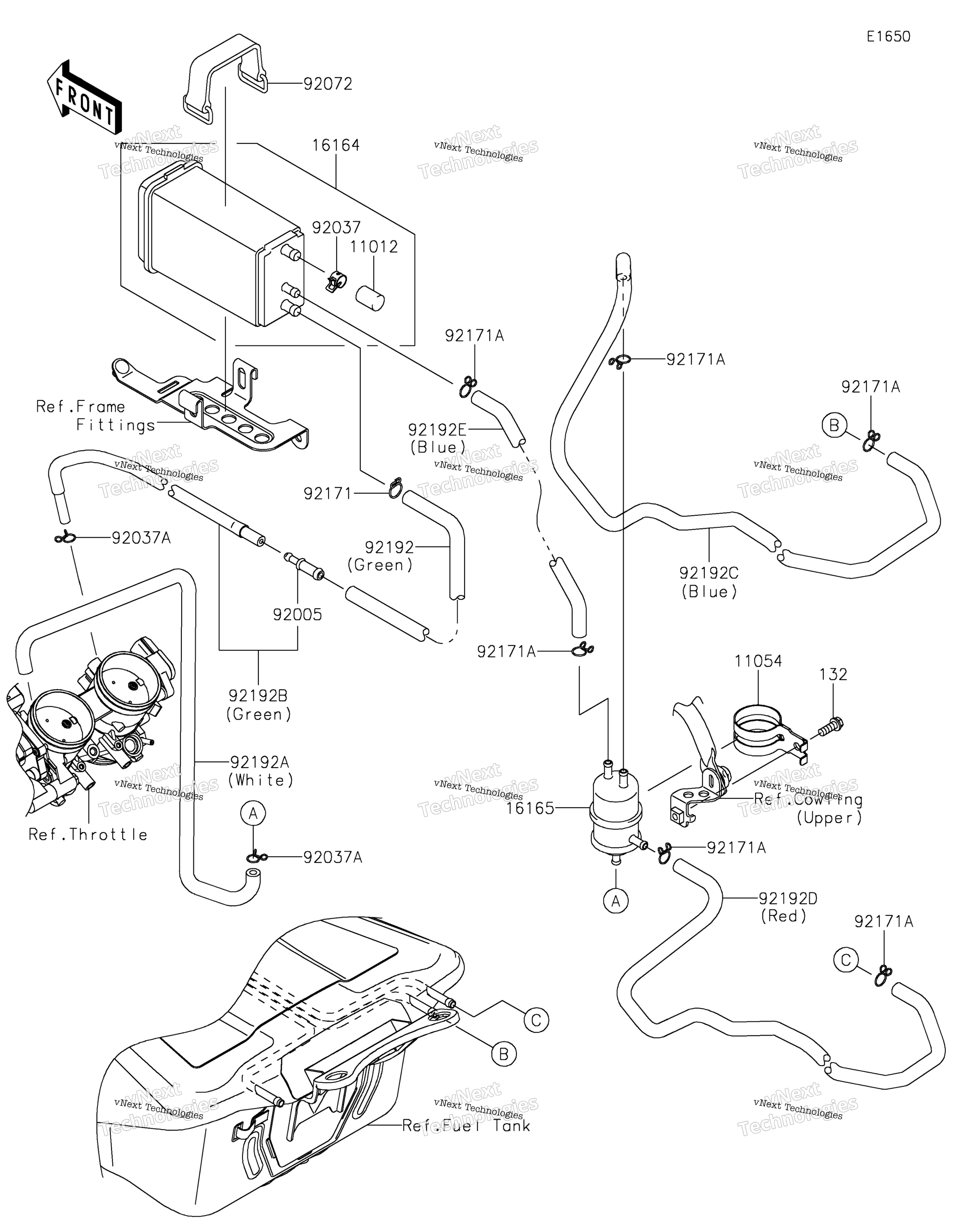 топливный Evaporative System(Ca)