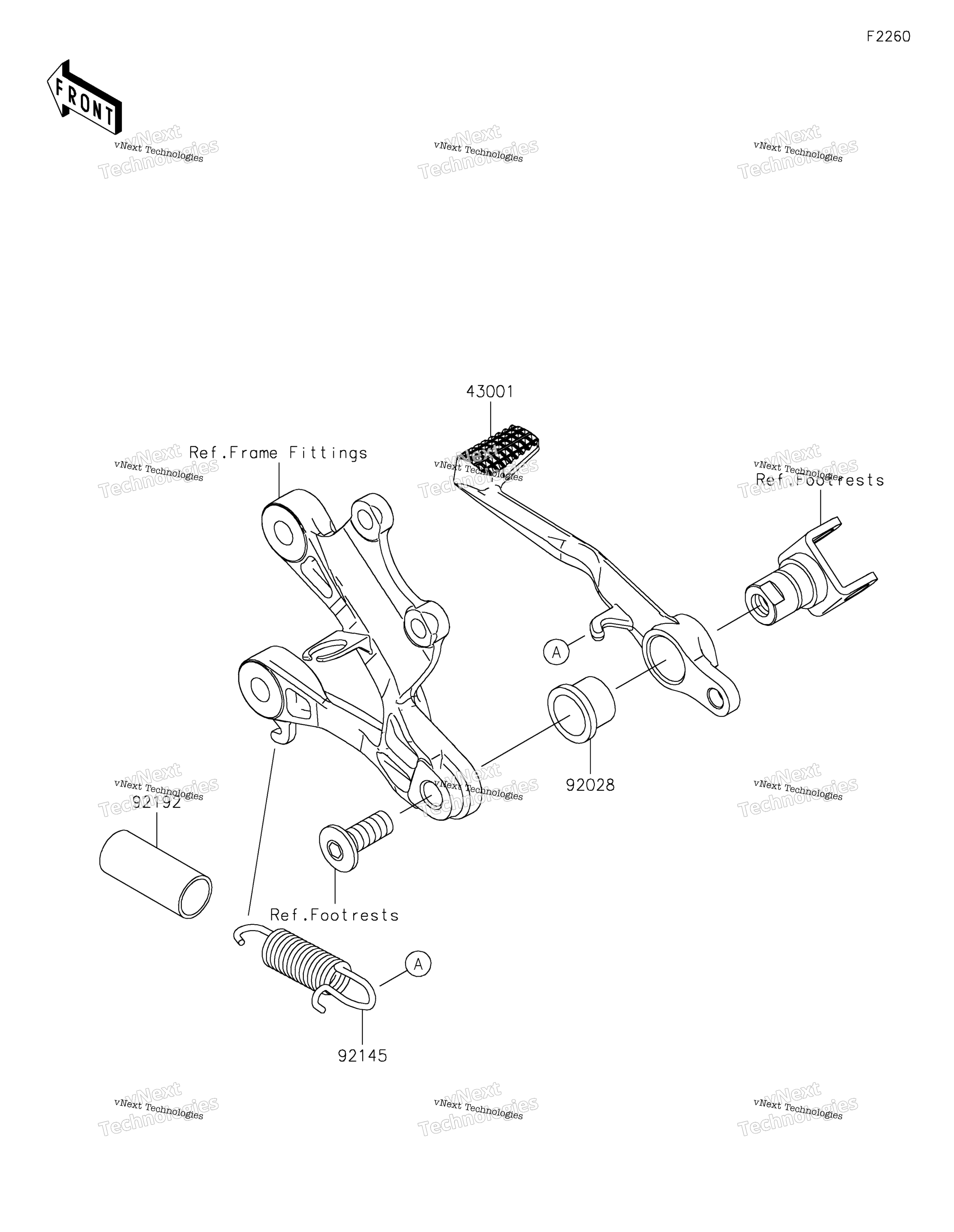 Тормоз Pedal/Torque Link 2