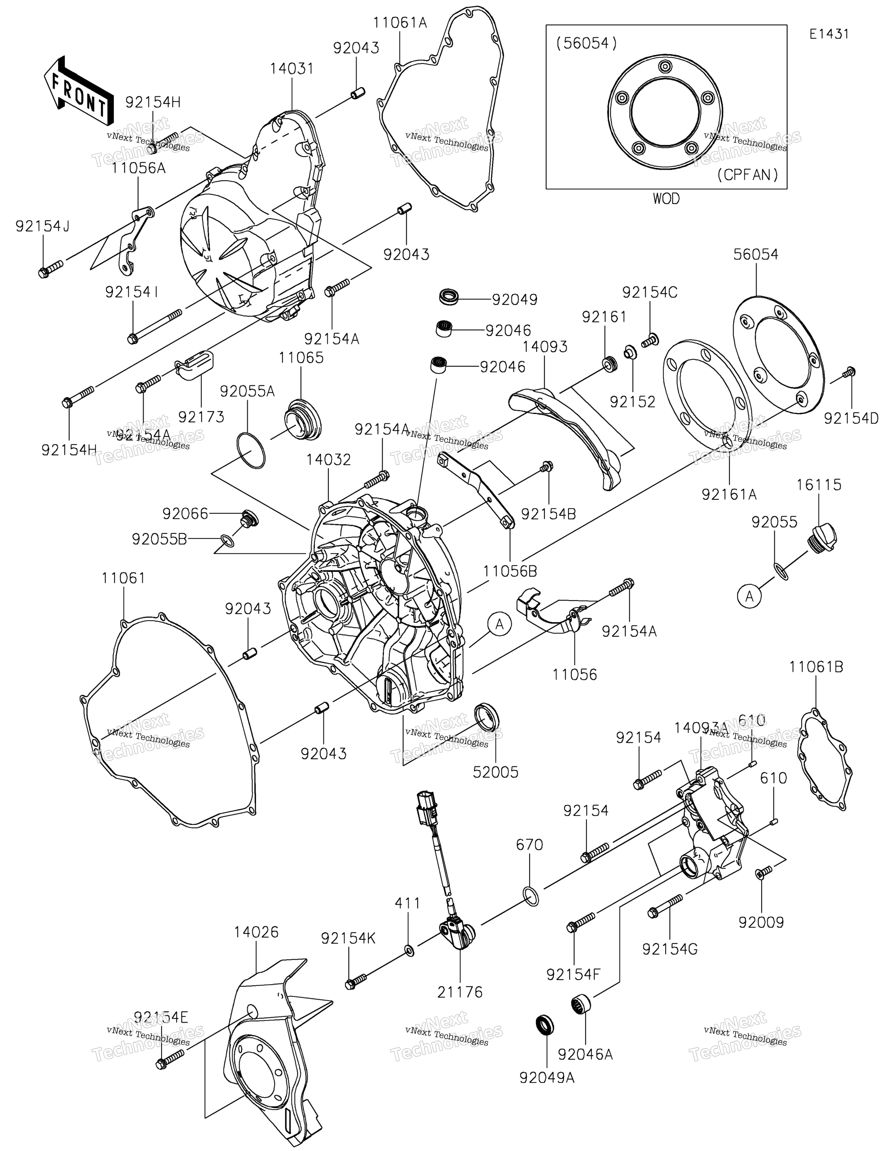 Двигатель Cover(S)