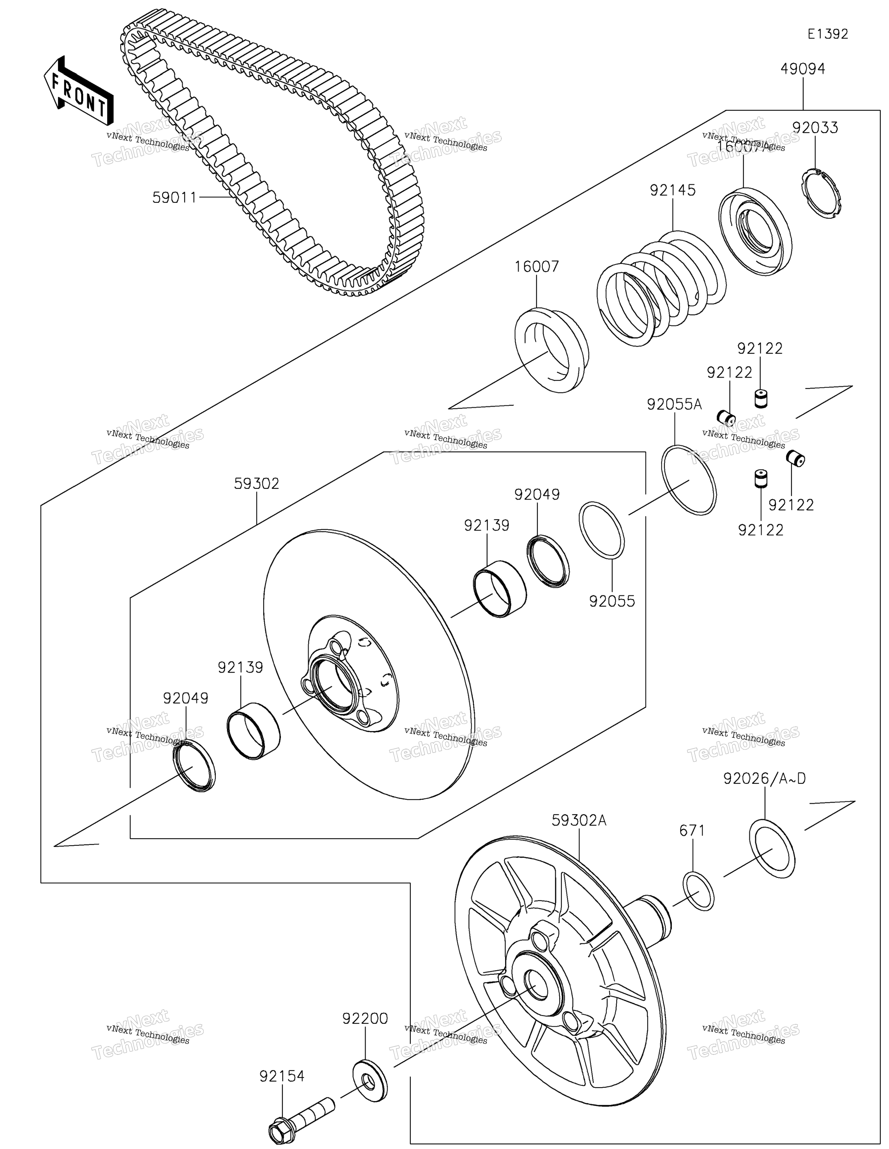 Ведомый Converter/Drive Belt