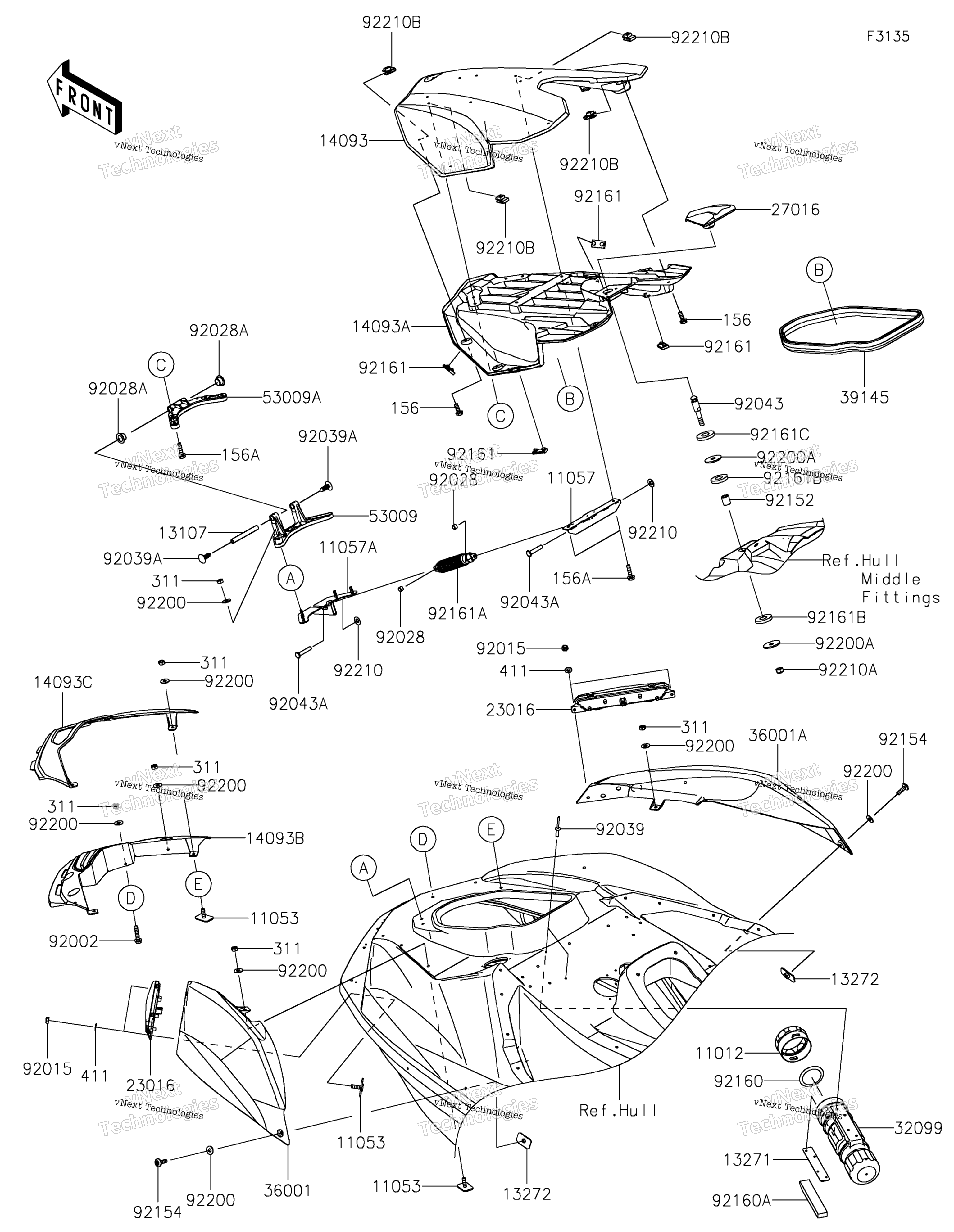 Корпус Front Fittings 2