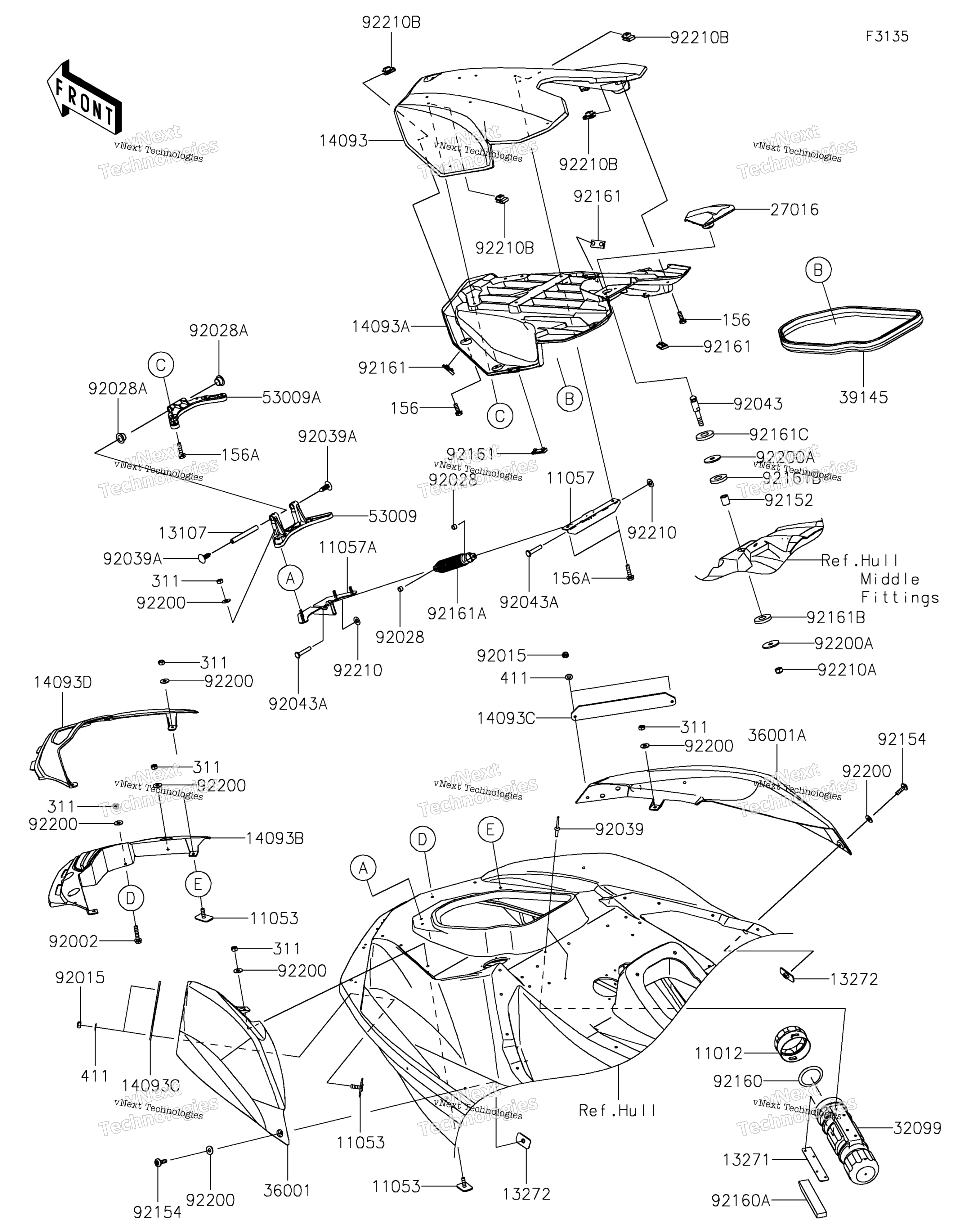 Корпус Front Fittings 2