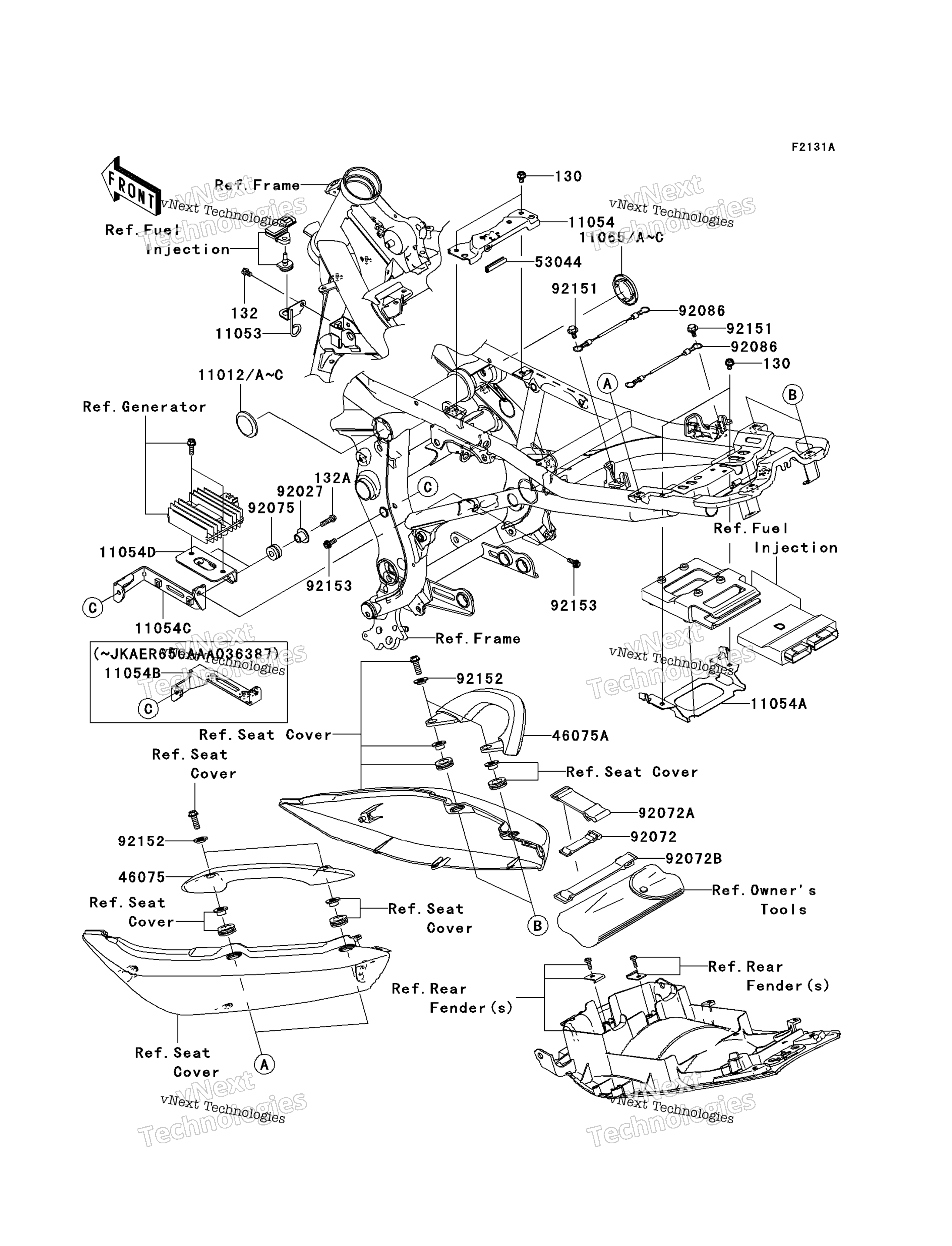 Рама Fittings (Jkaer650aaa035083-)