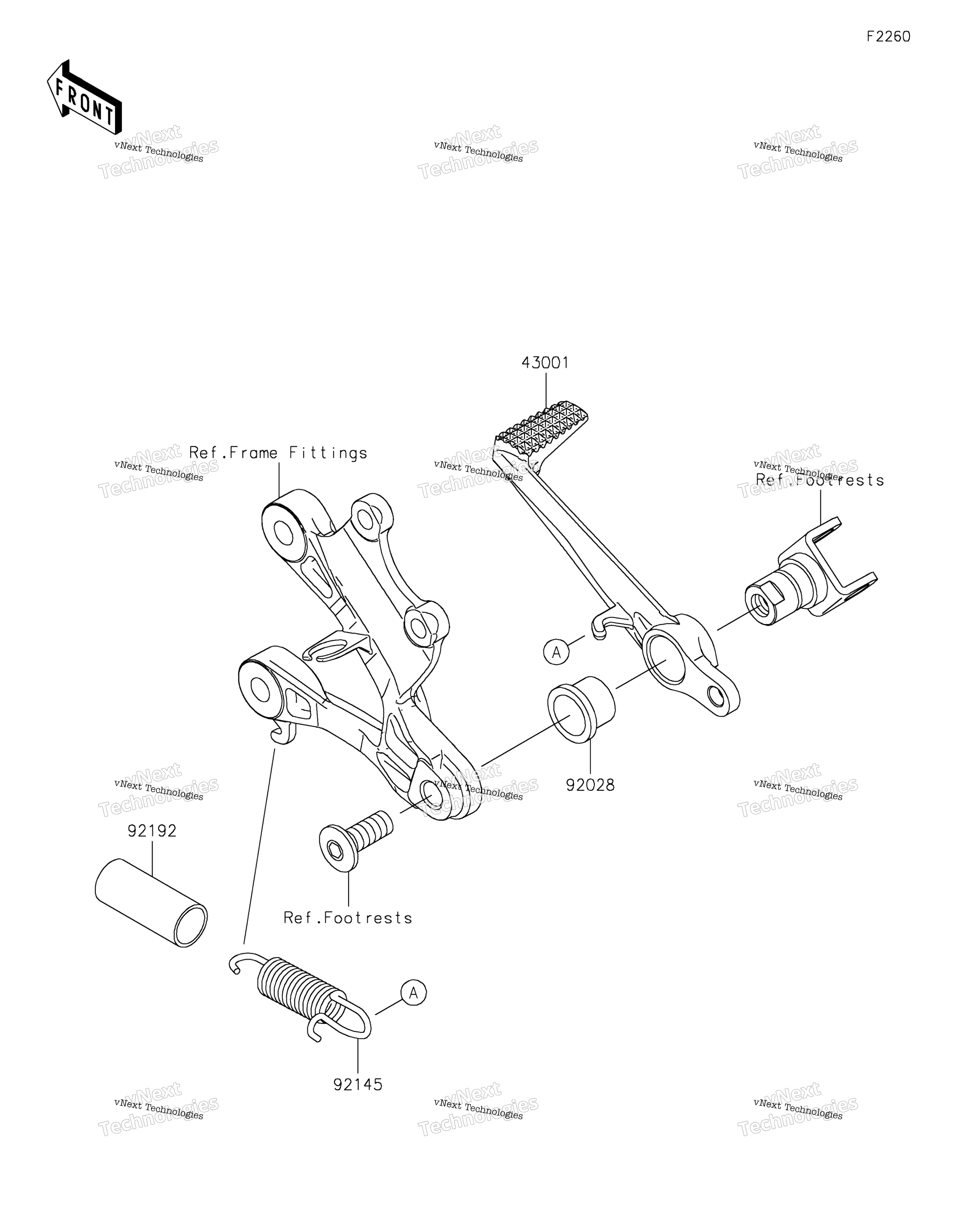 Тормоз Pedal/Torque Link
