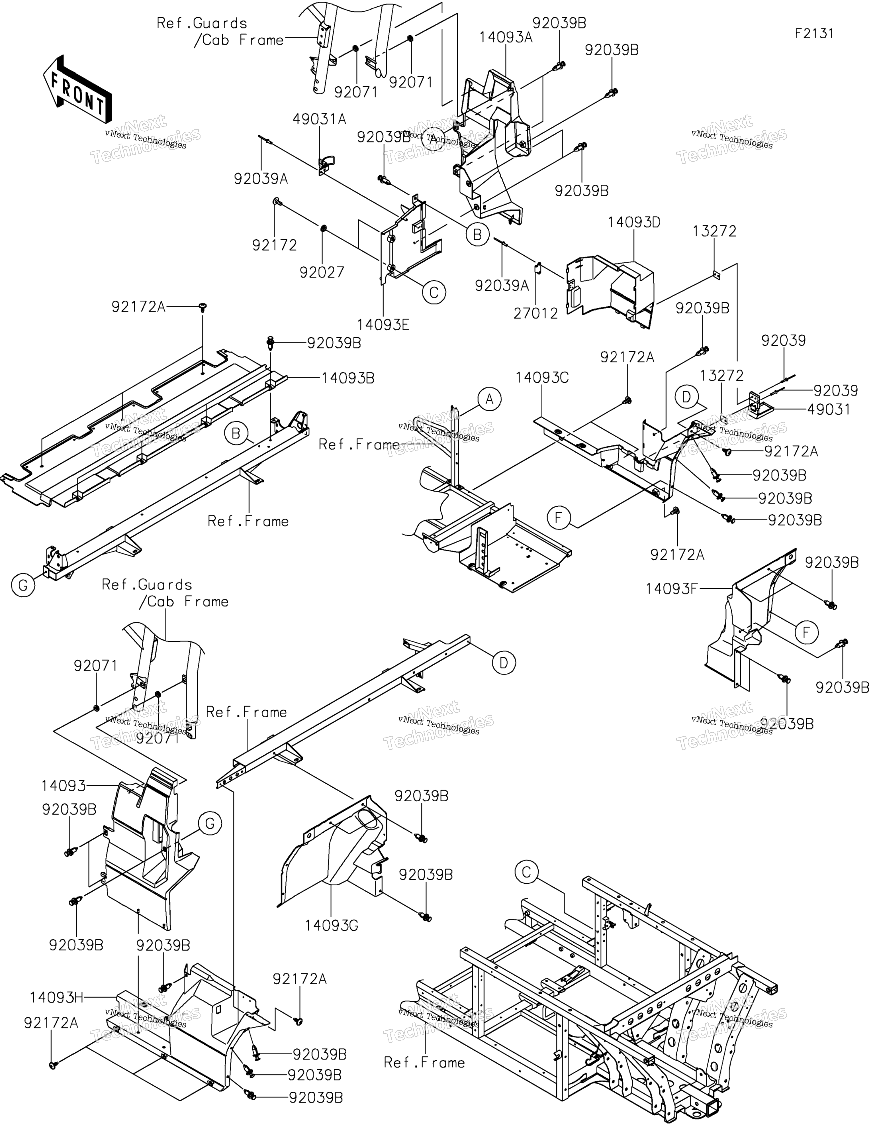 Рама Fittings(Rear)
