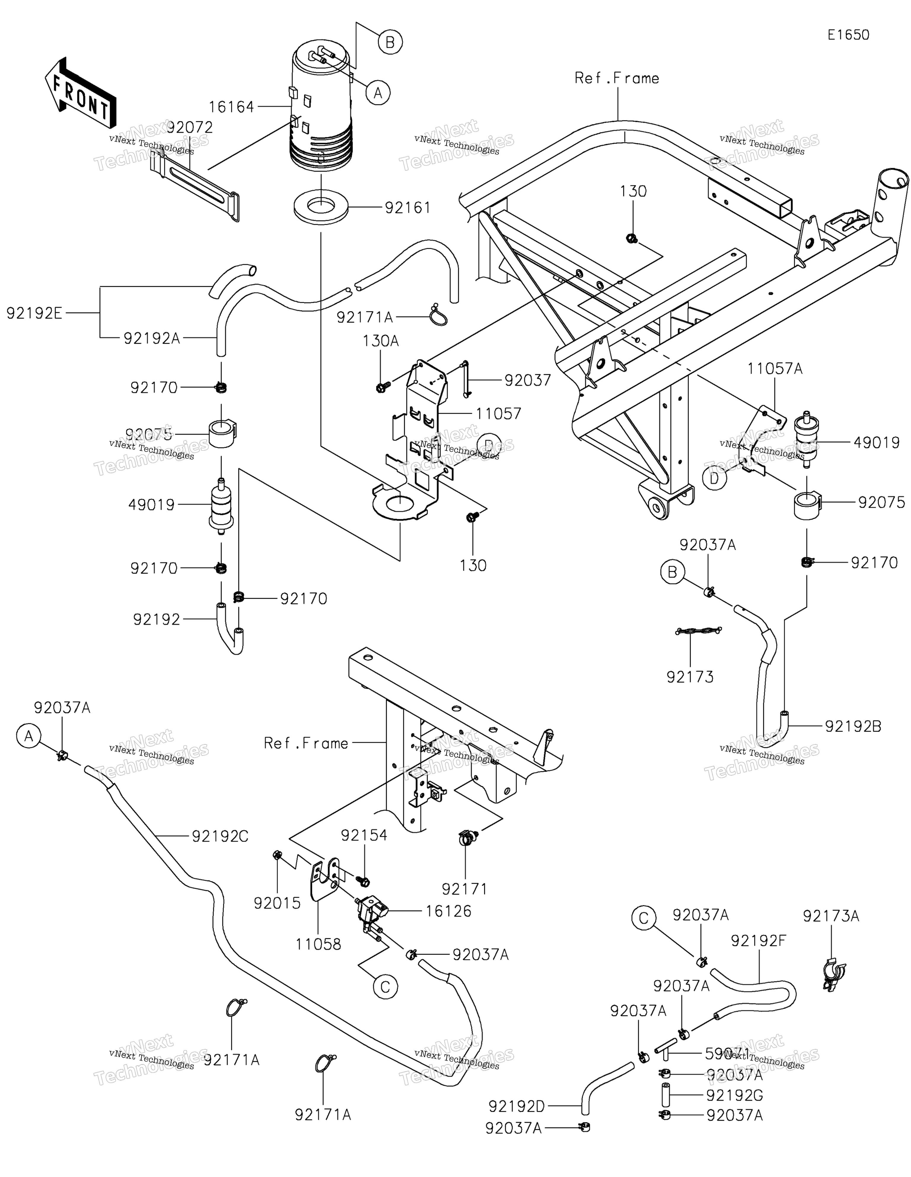 топливный Evaporative System(Ca)