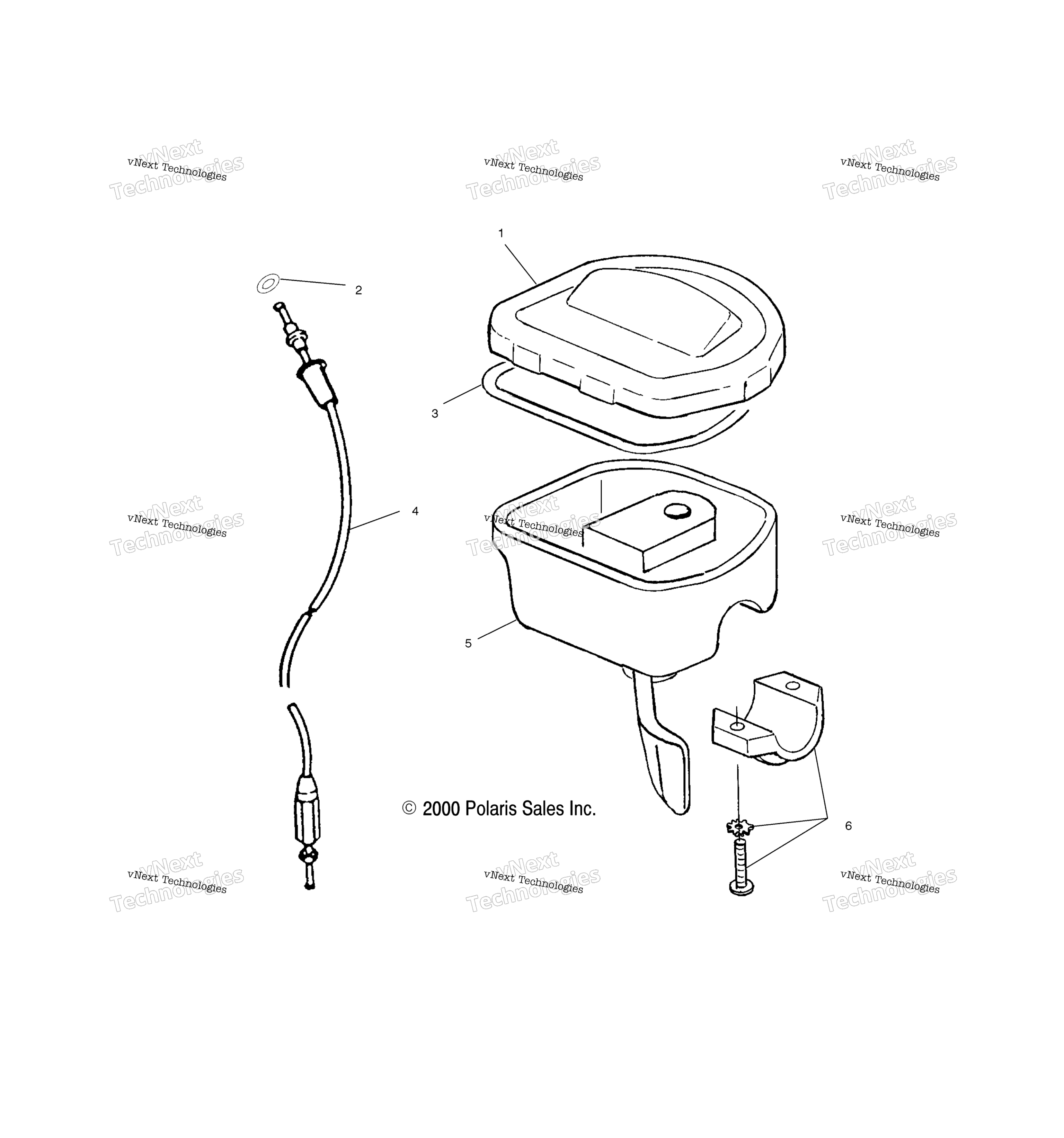 Органы управления Throttle Asm./Cable