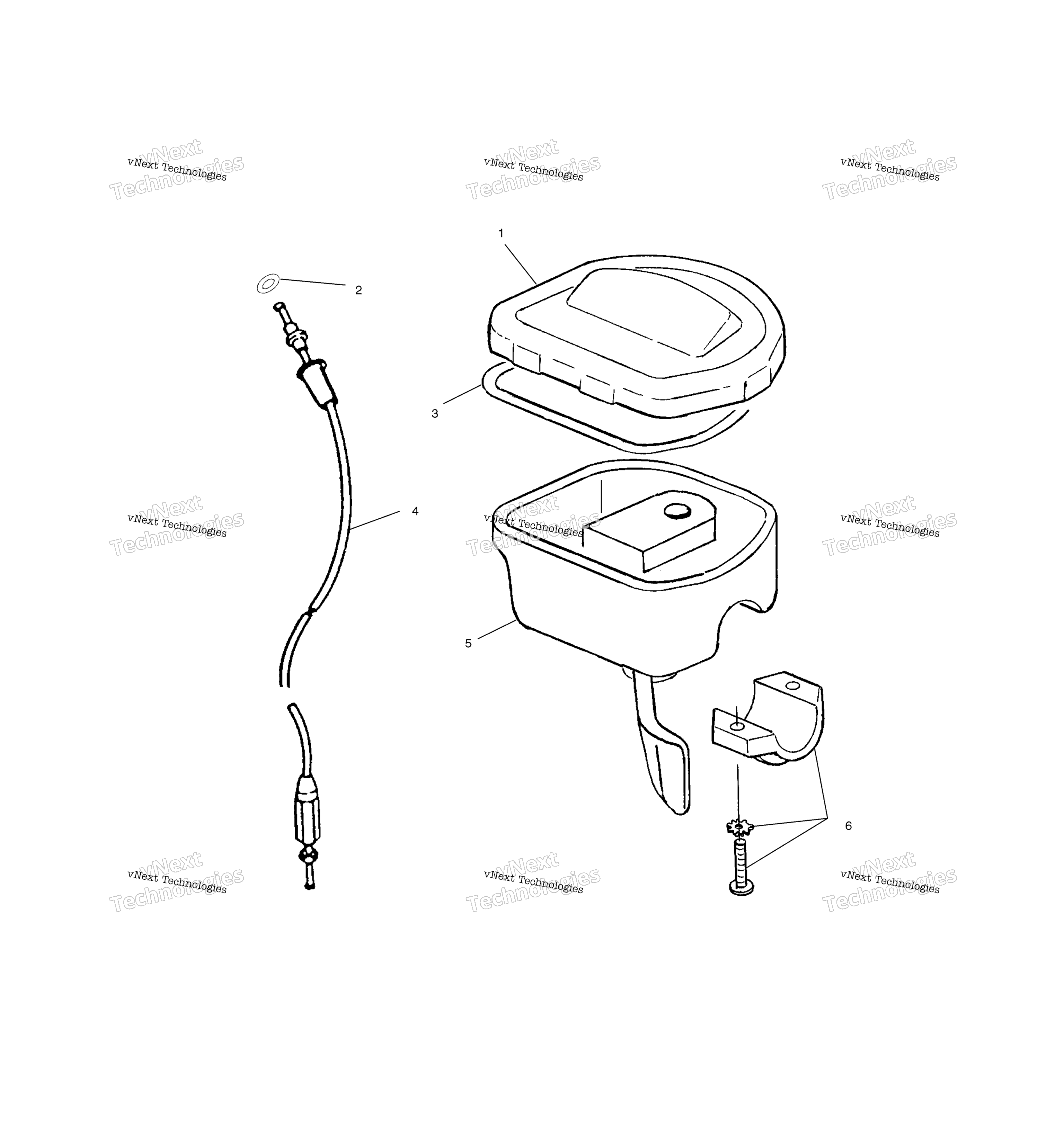 Дроссель Control / Throttle Cable