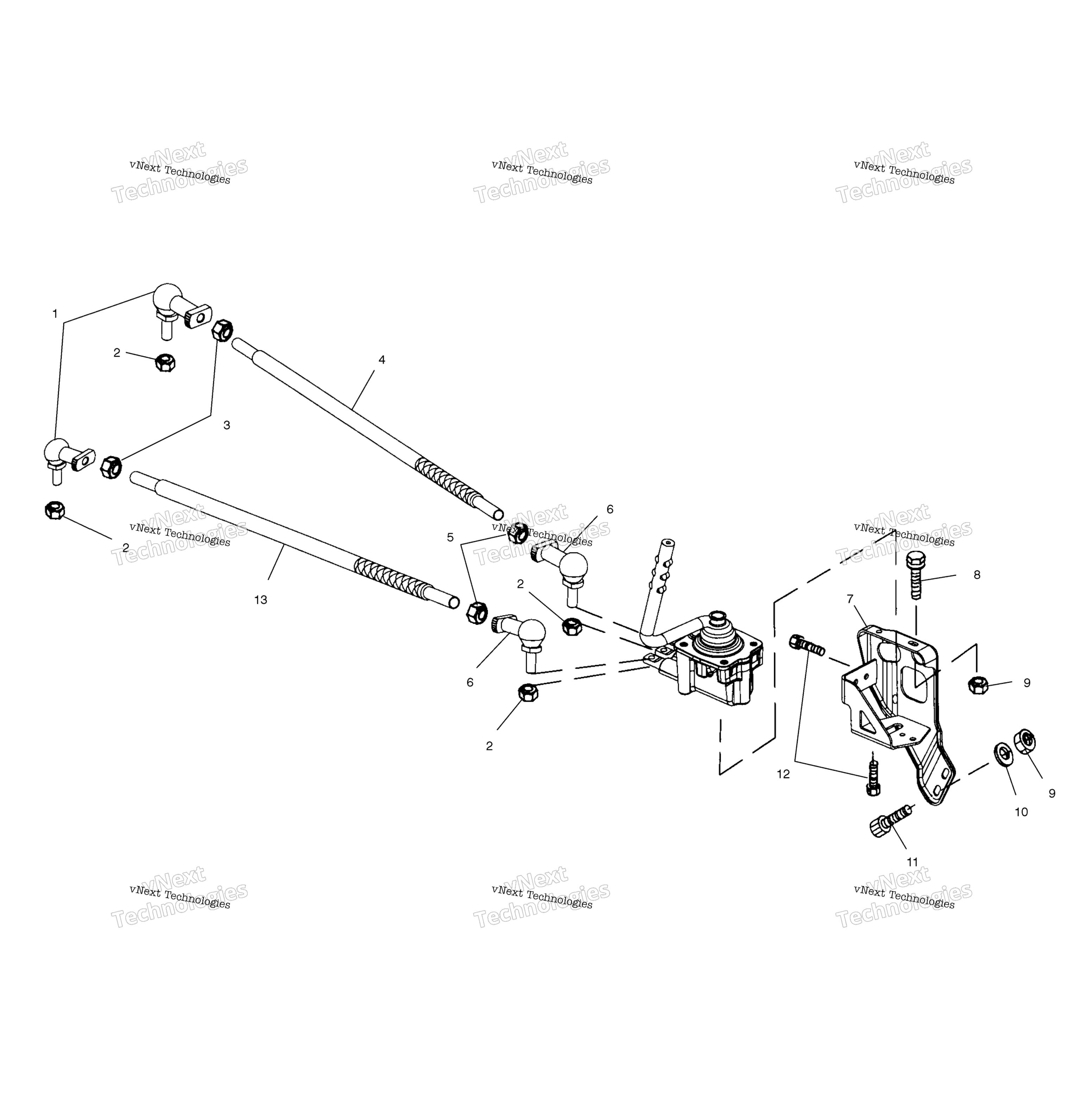 Картер редуктора Selector Mounting