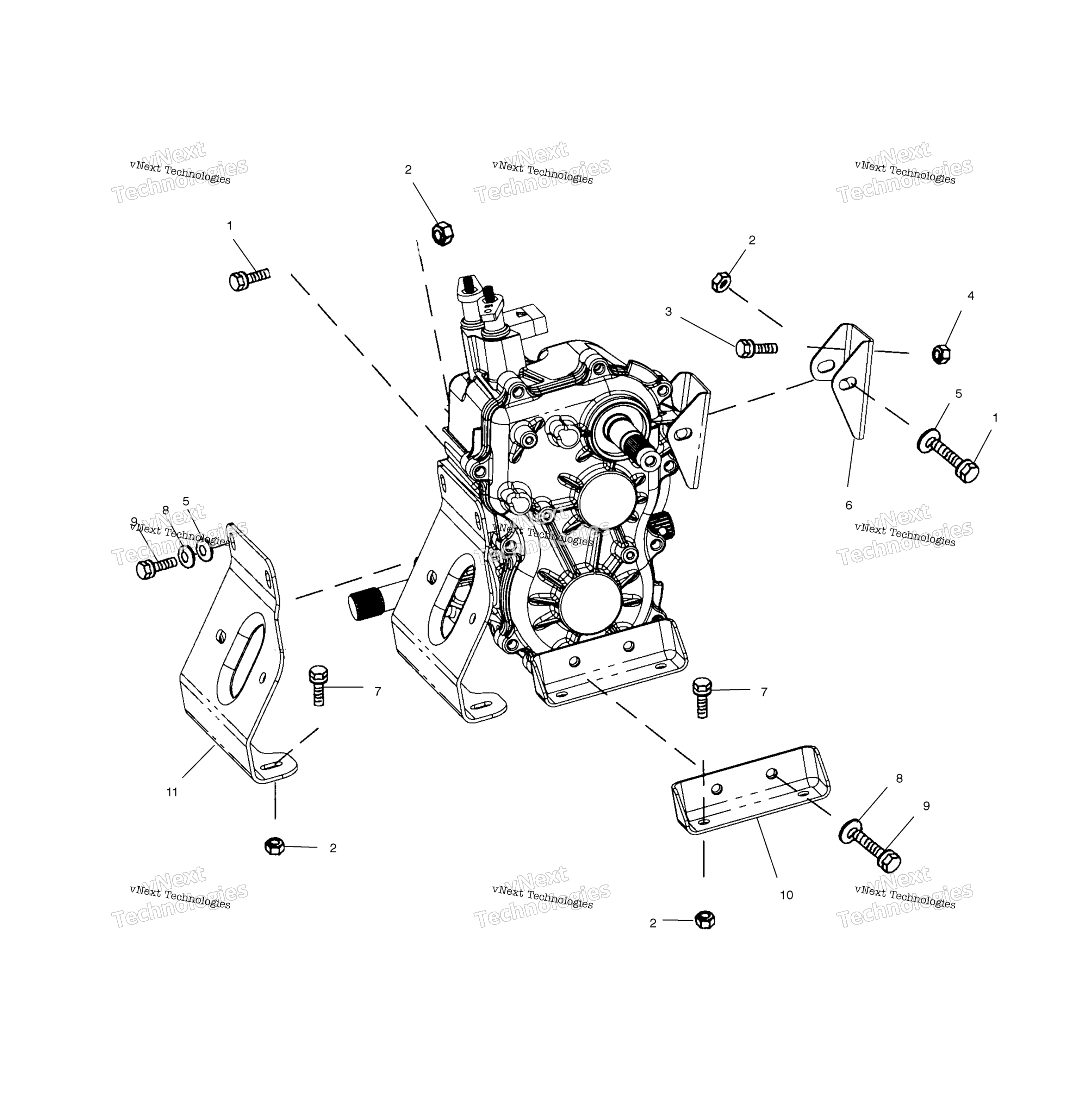 Трансмиссия Mounting