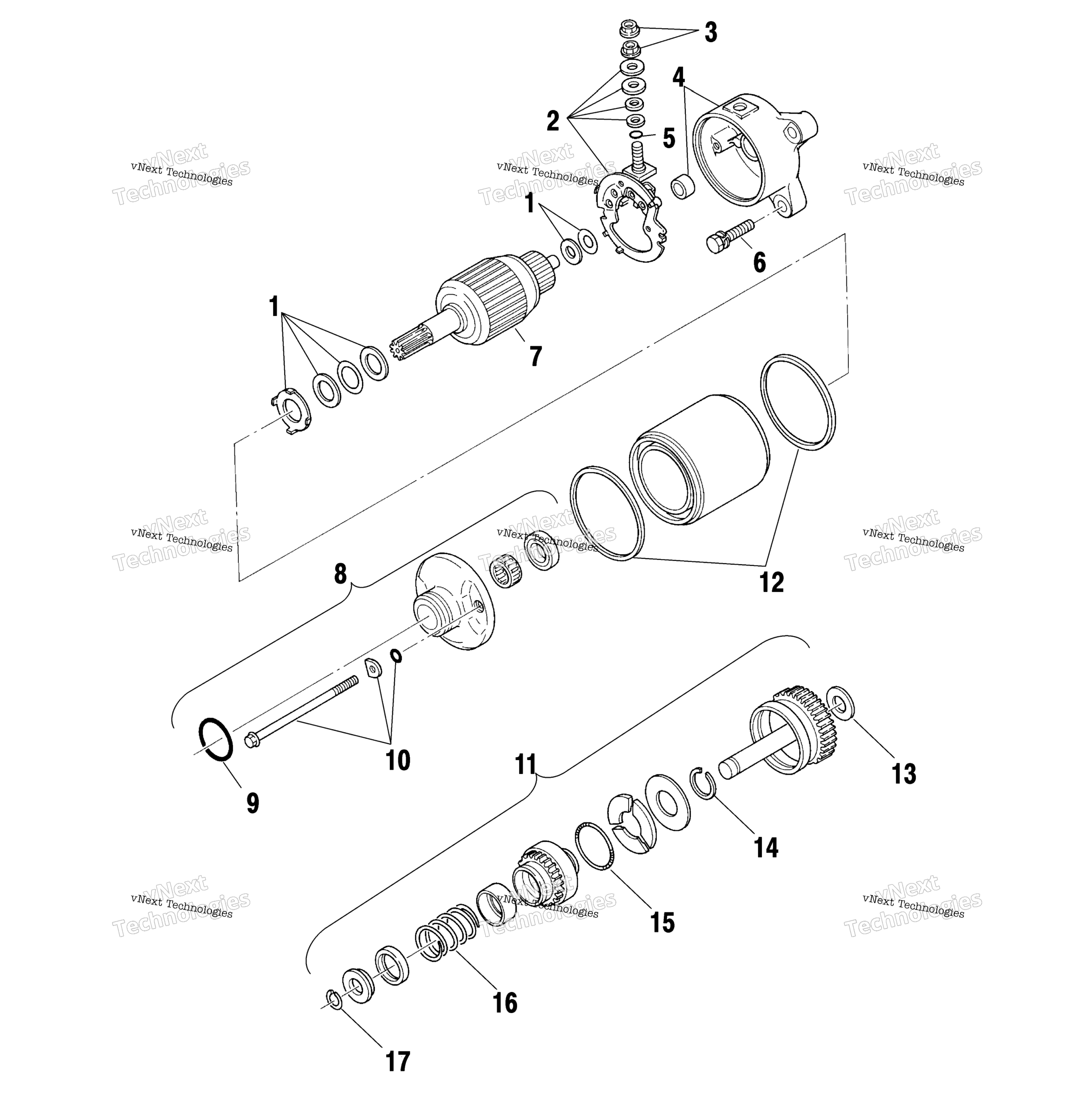 Пусковая система Motor A00ch33ab