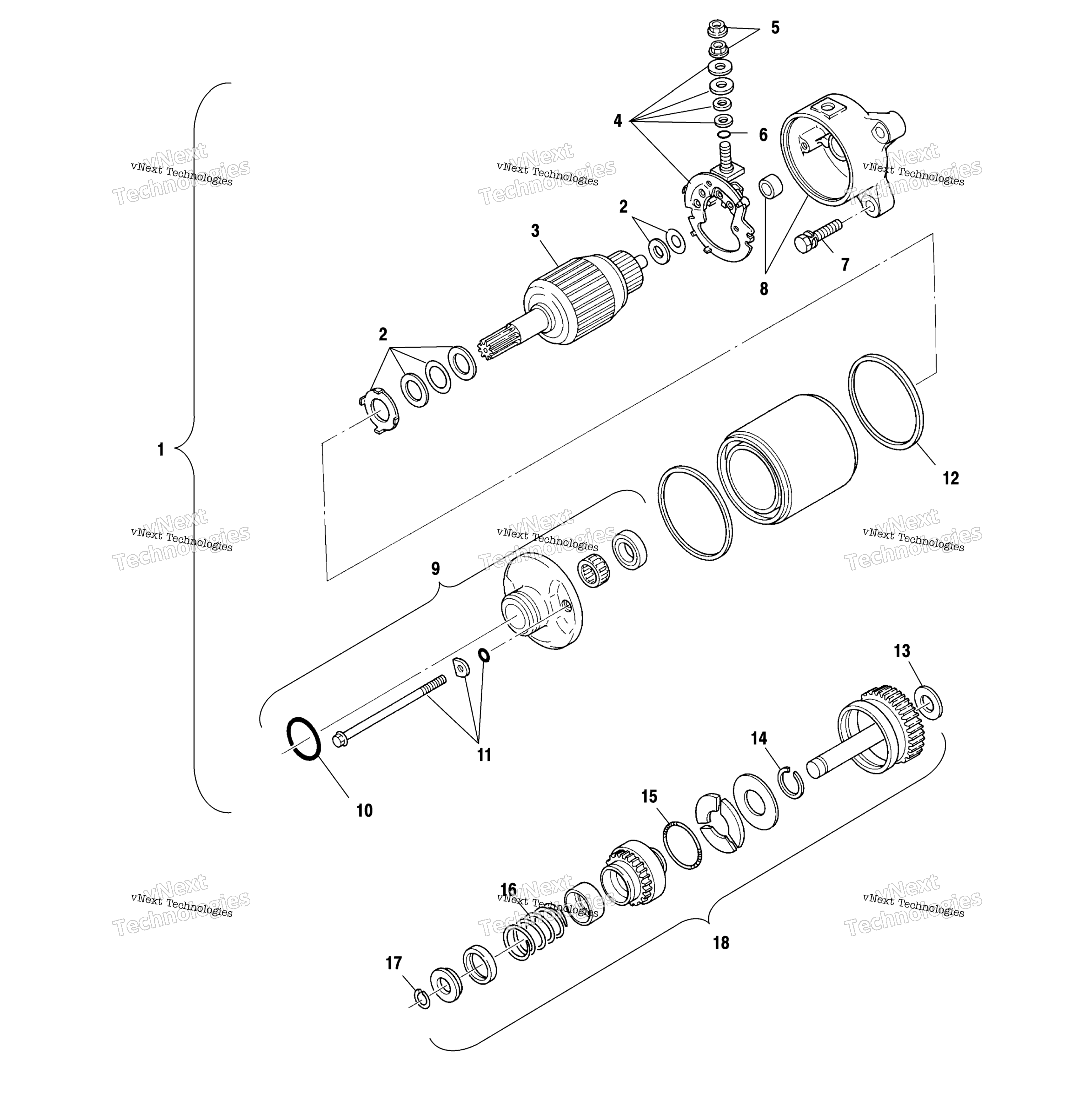 Пусковая система Motor A00ch50eb
