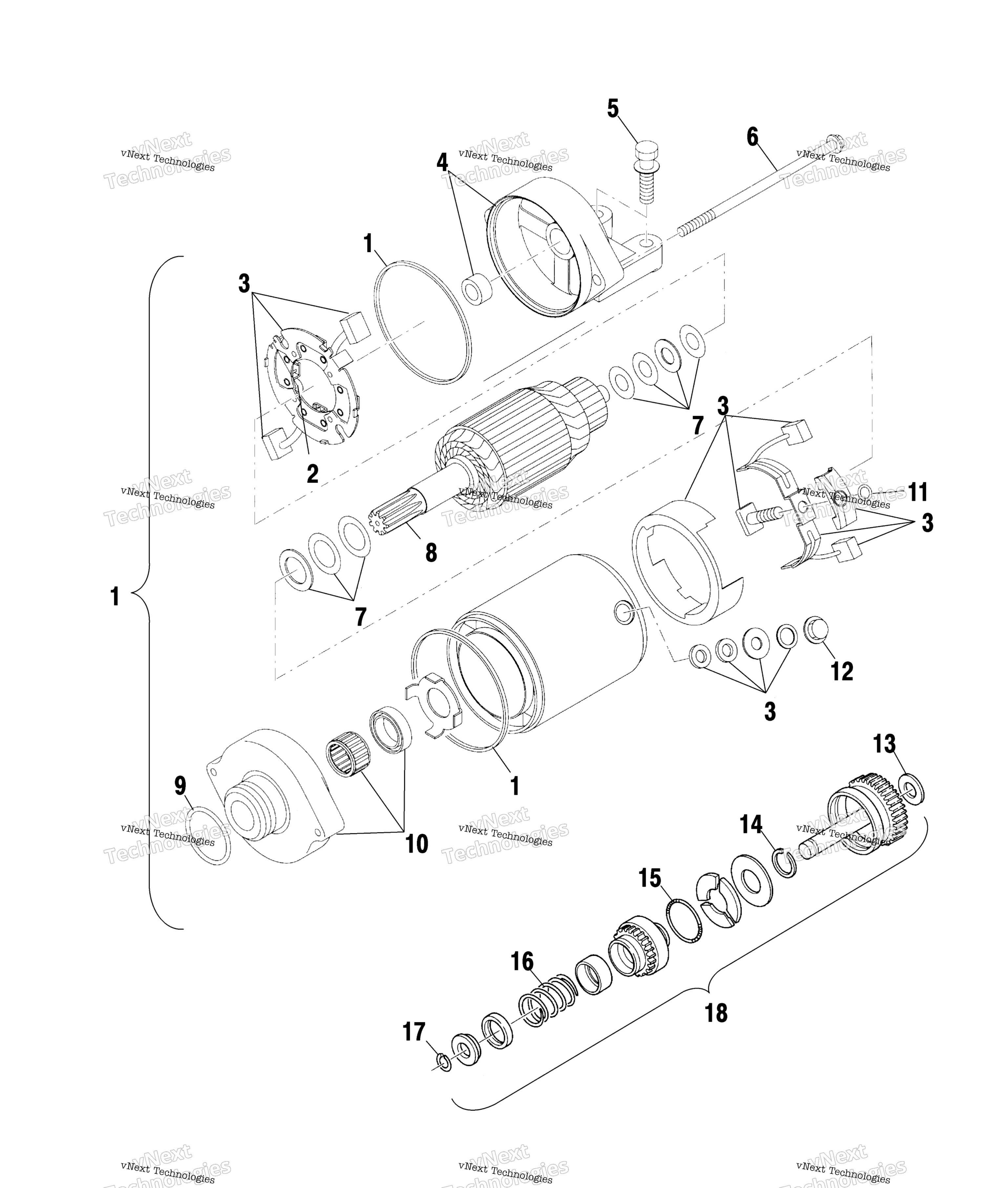 Пусковая система Motor A00ck32aa