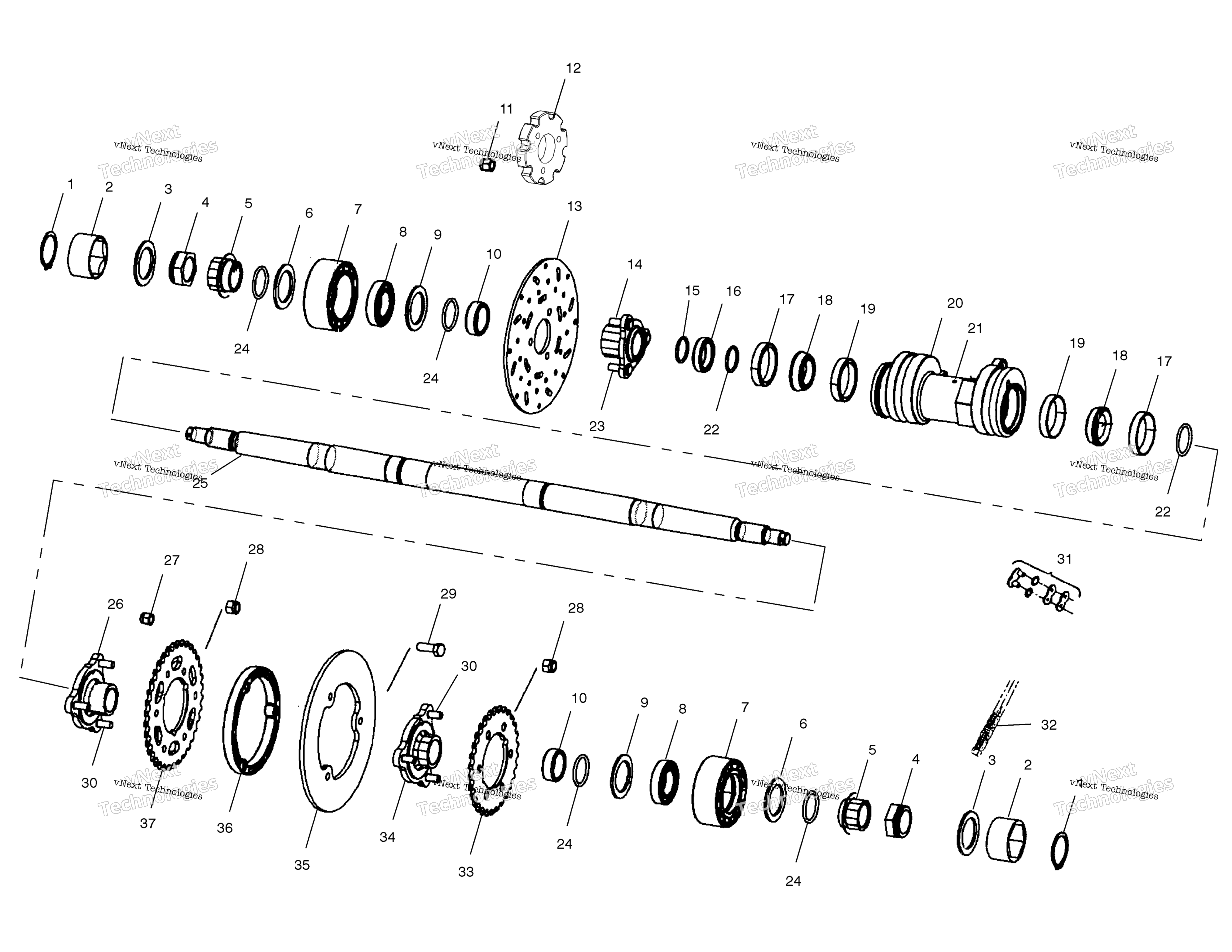 Middle привод A00cl50aa