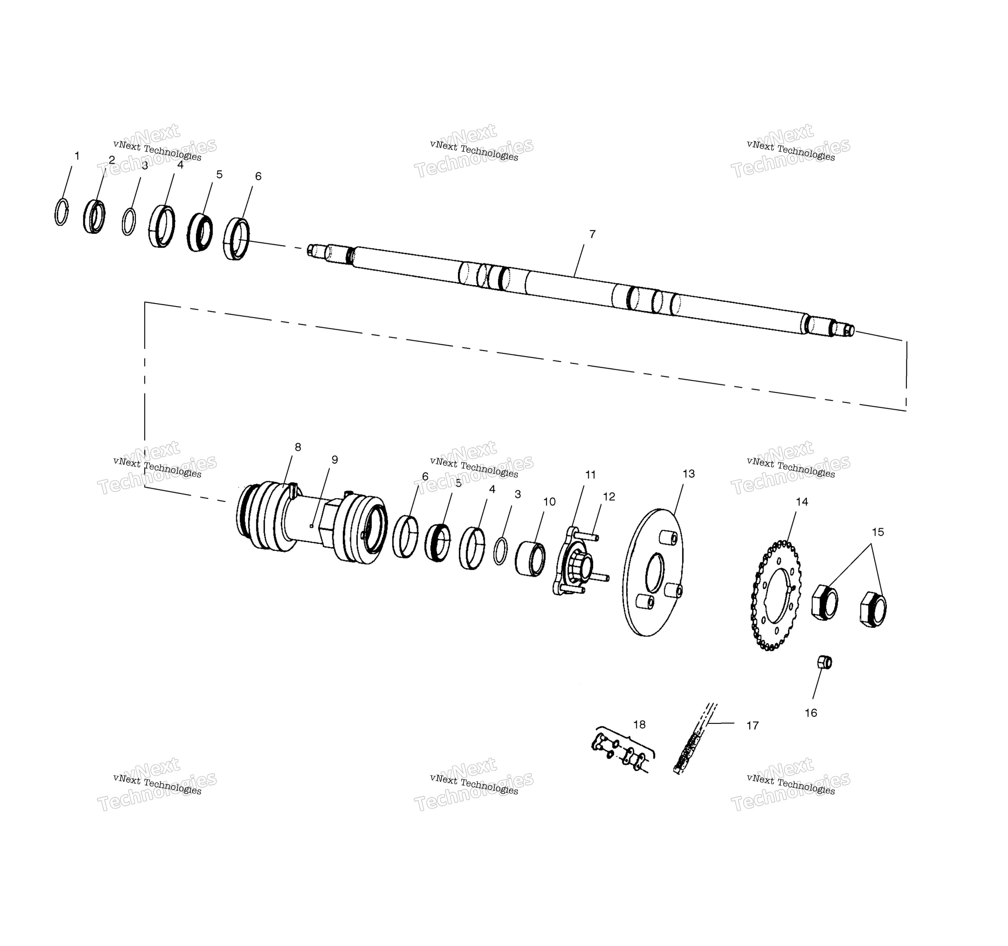 Задняя часть Drive A00cl50aa
