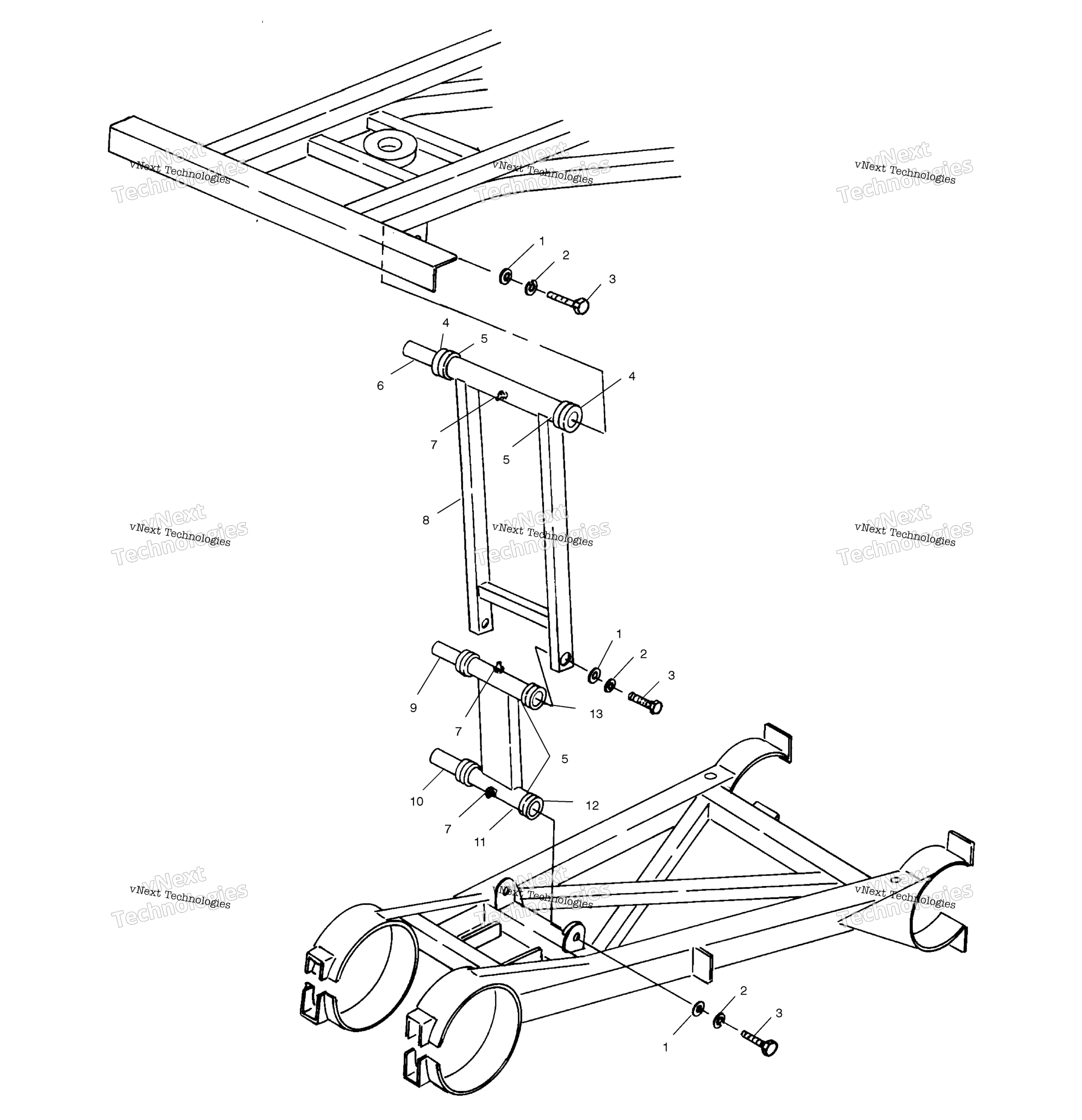 Задняя часть Strut Stabilizer A00cl50aa