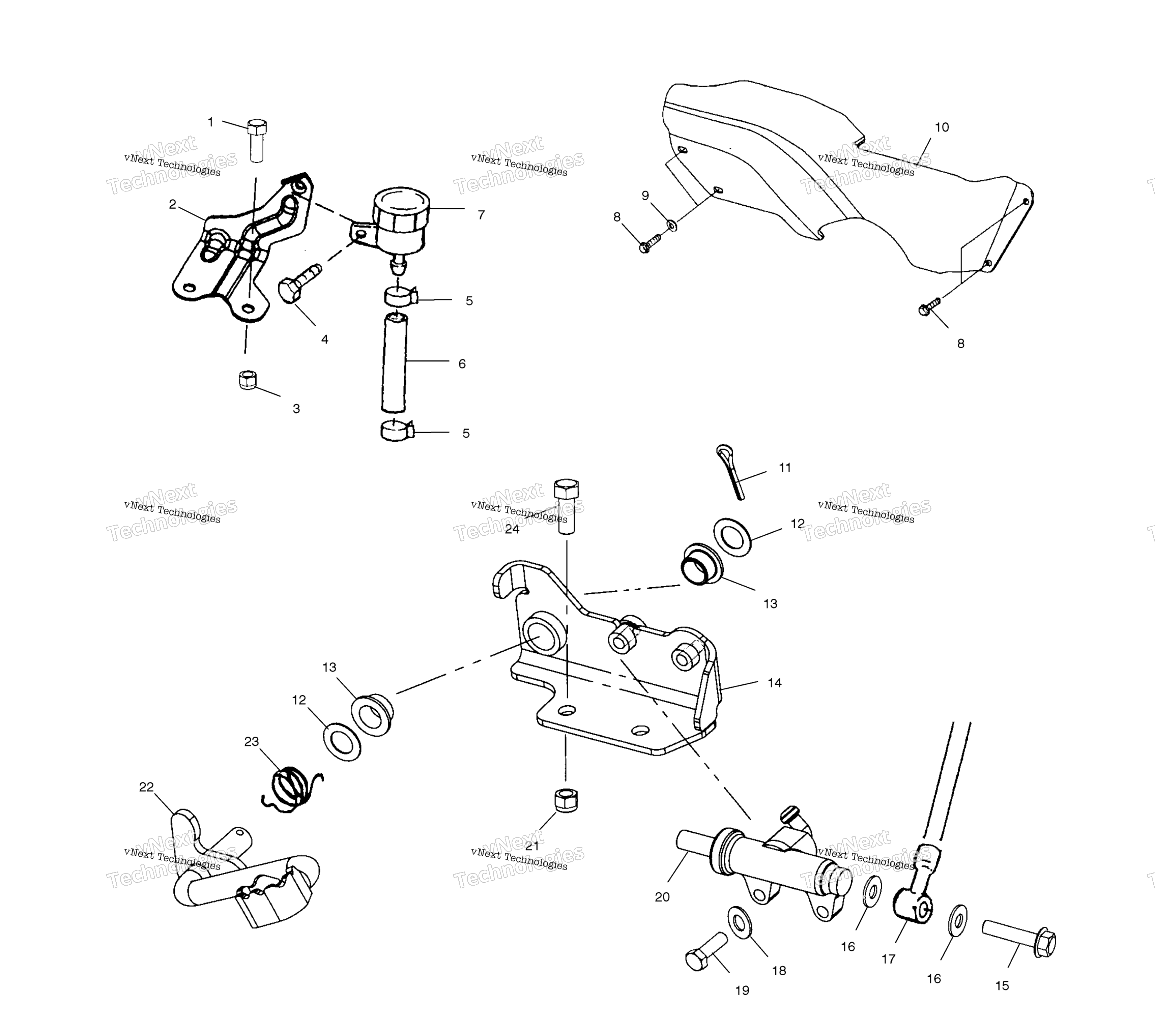 Задняя часть Brake Master Cylinder A01ba25ca