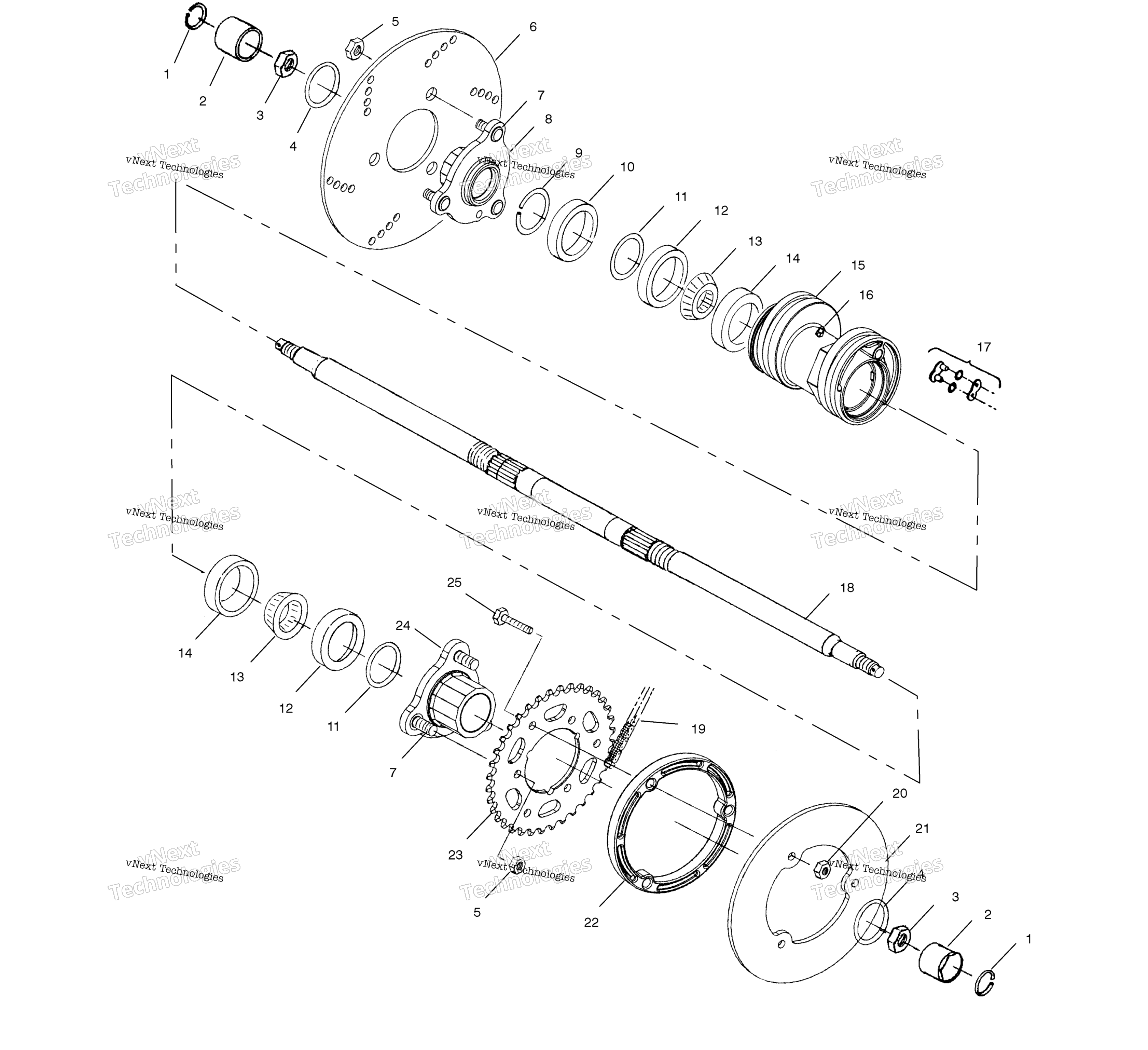 Задняя часть Housing A01ba25ca