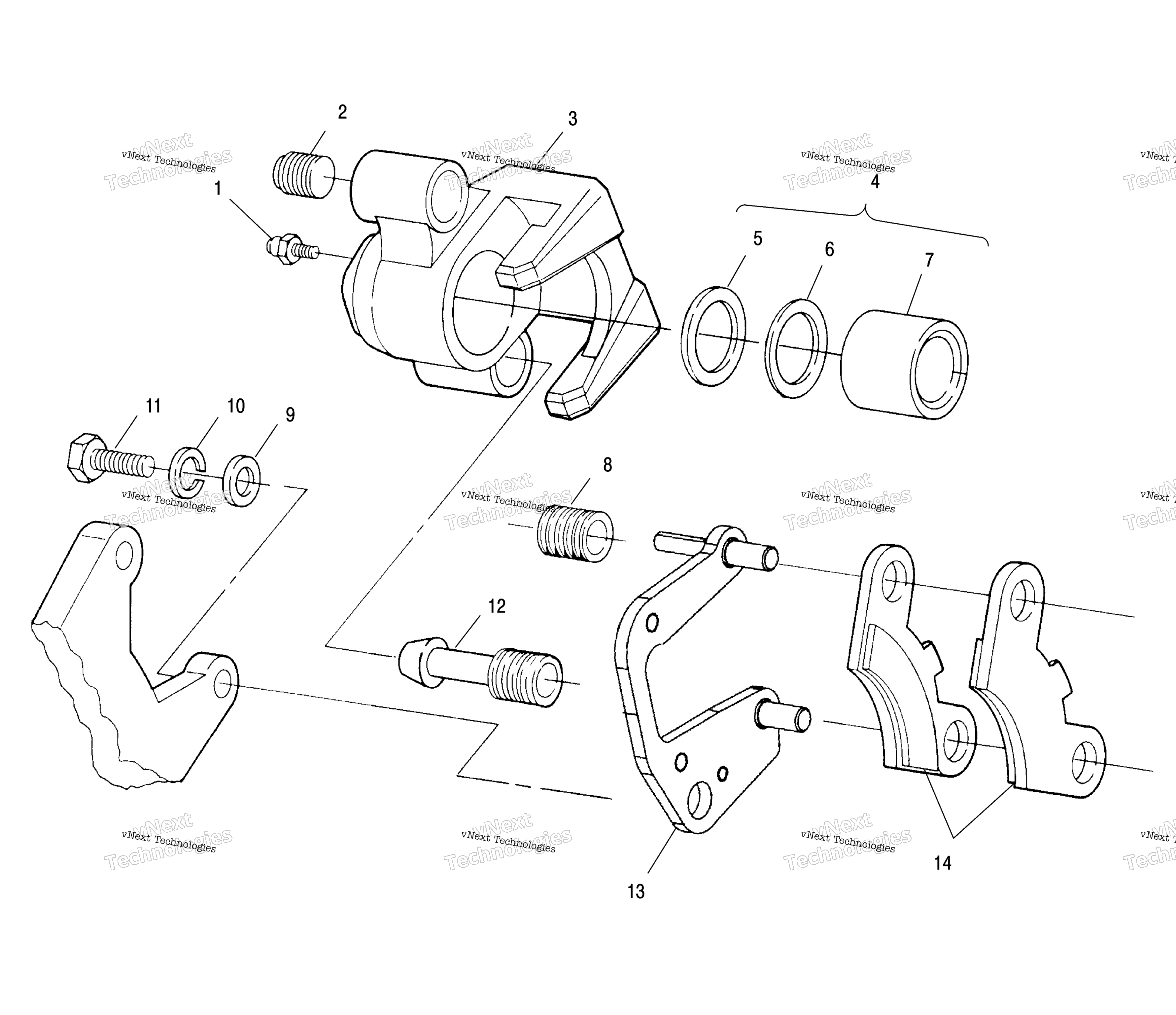 Передняя часть Brake A01ba50aa
