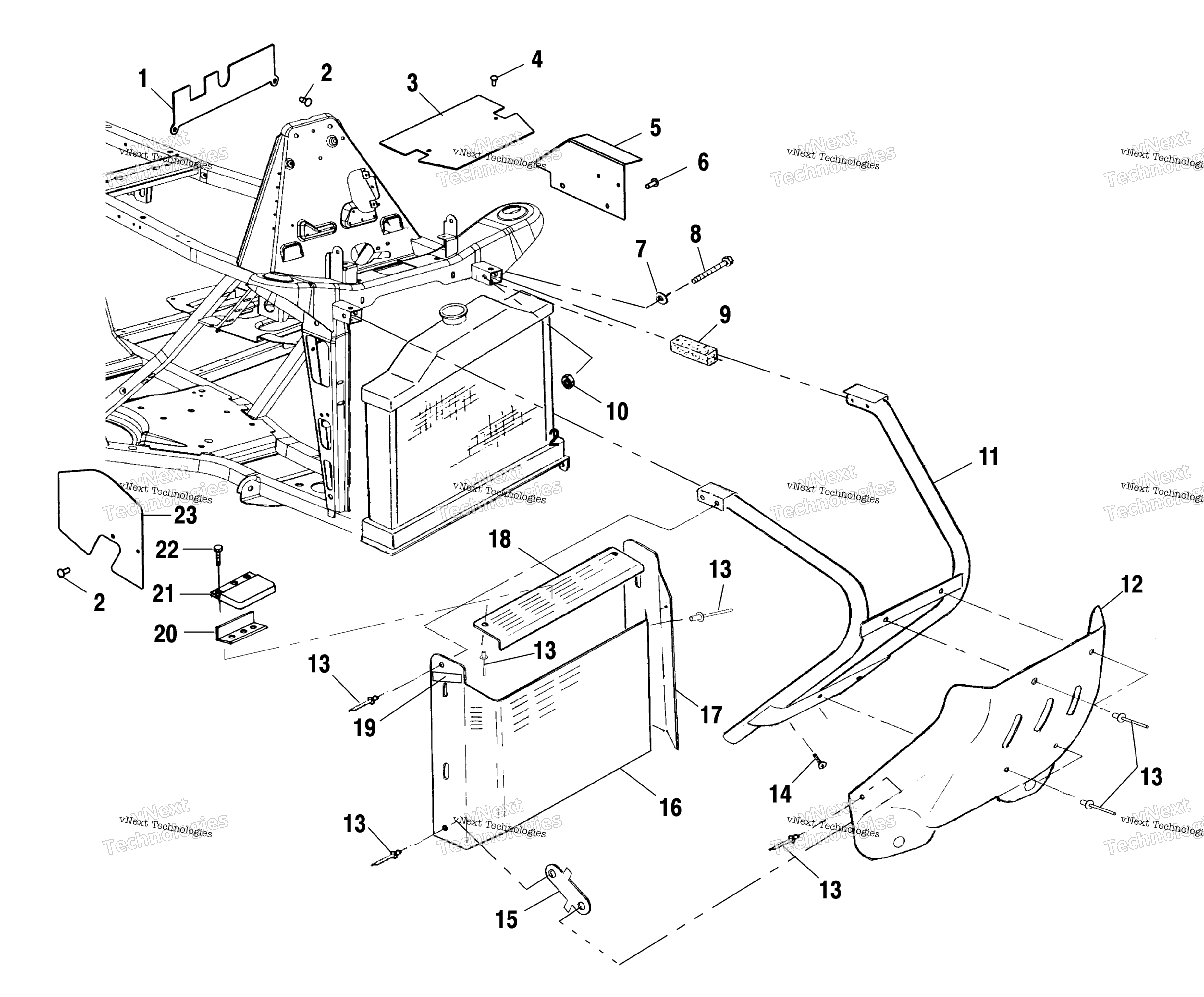 Передняя часть Bumper & Shields A01ba50aa