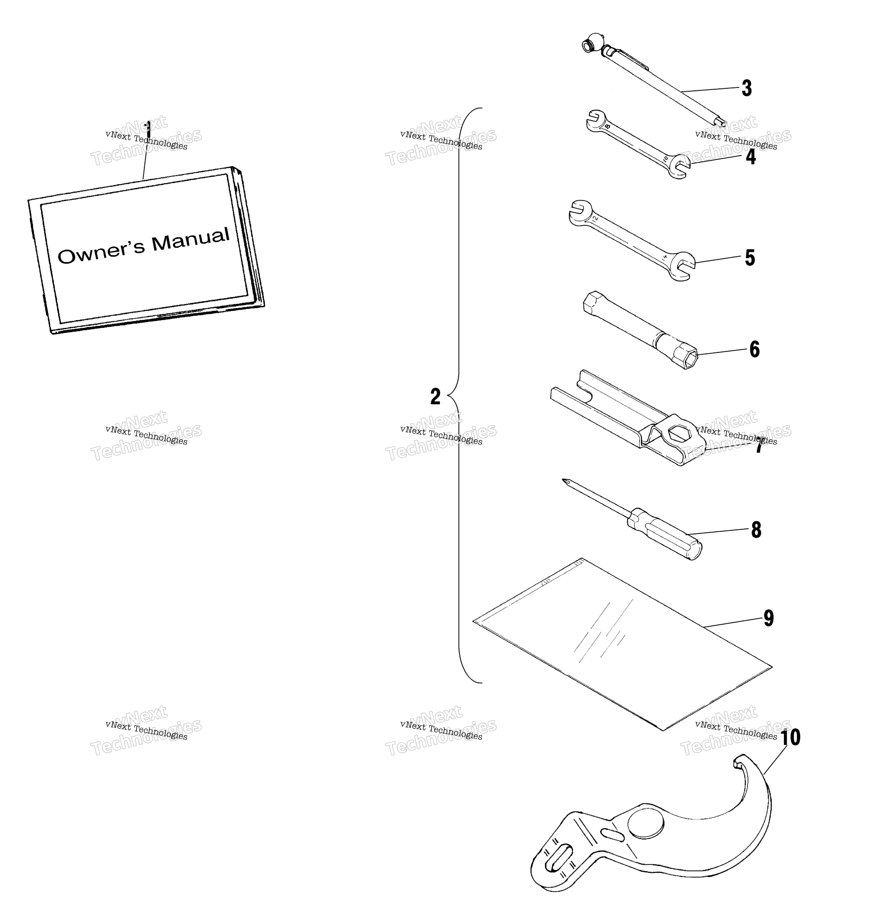 Инструмент Kit A01ba50aa