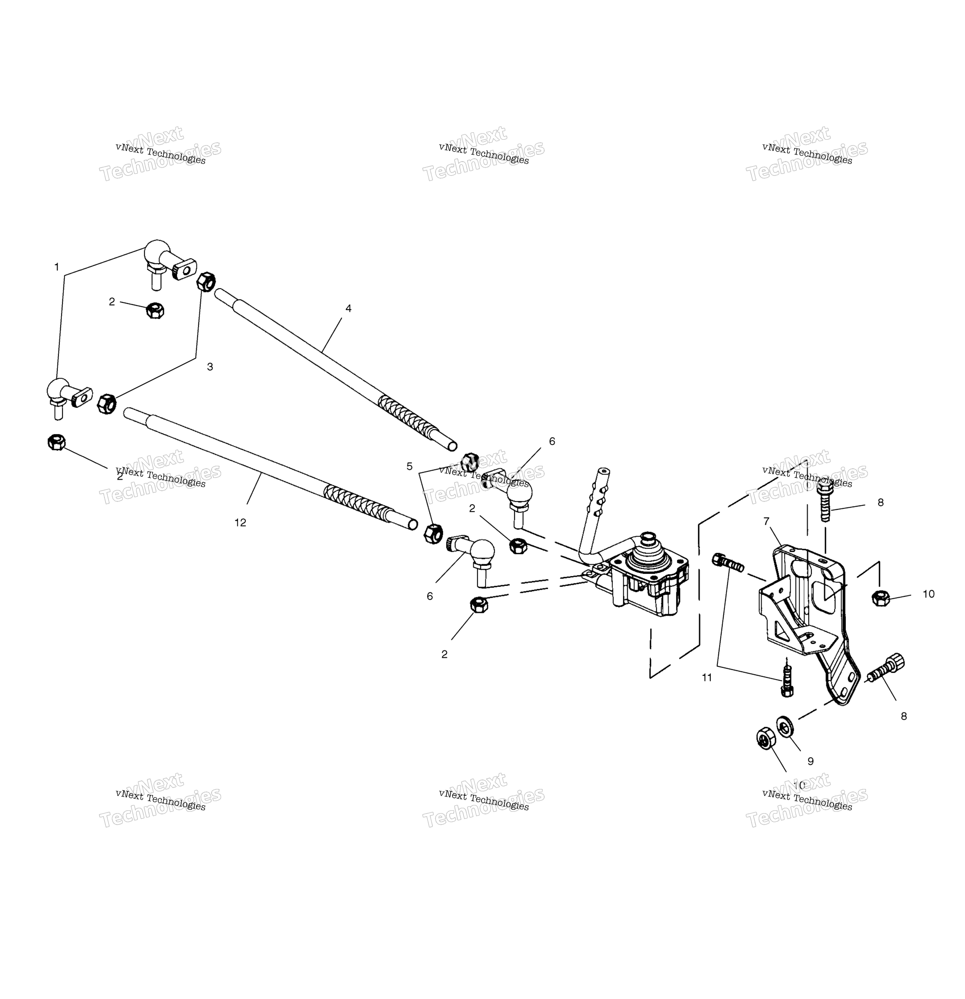 Картер редуктора Selector Mounting
