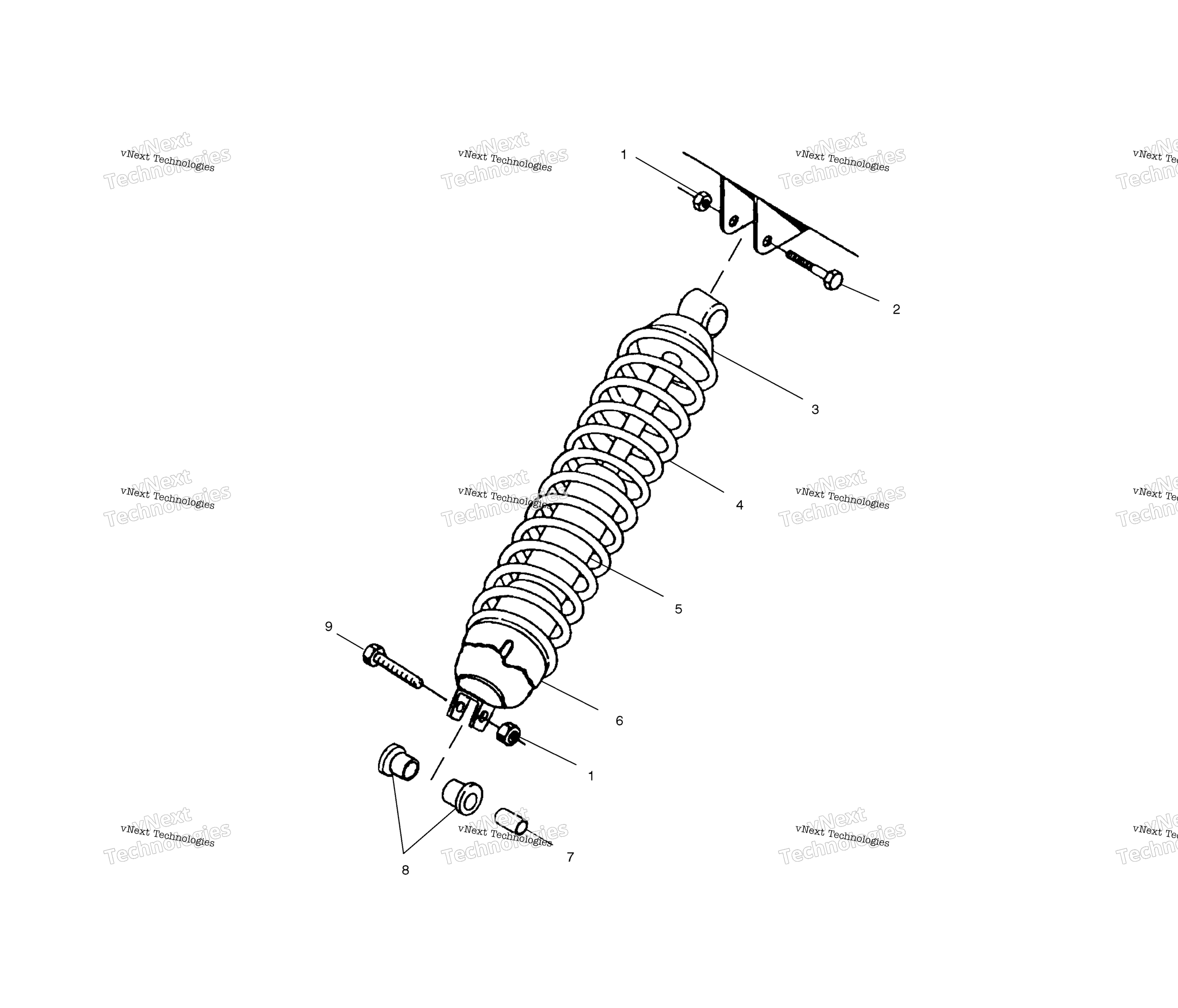 Амортизатор Mounting A01cb32aa