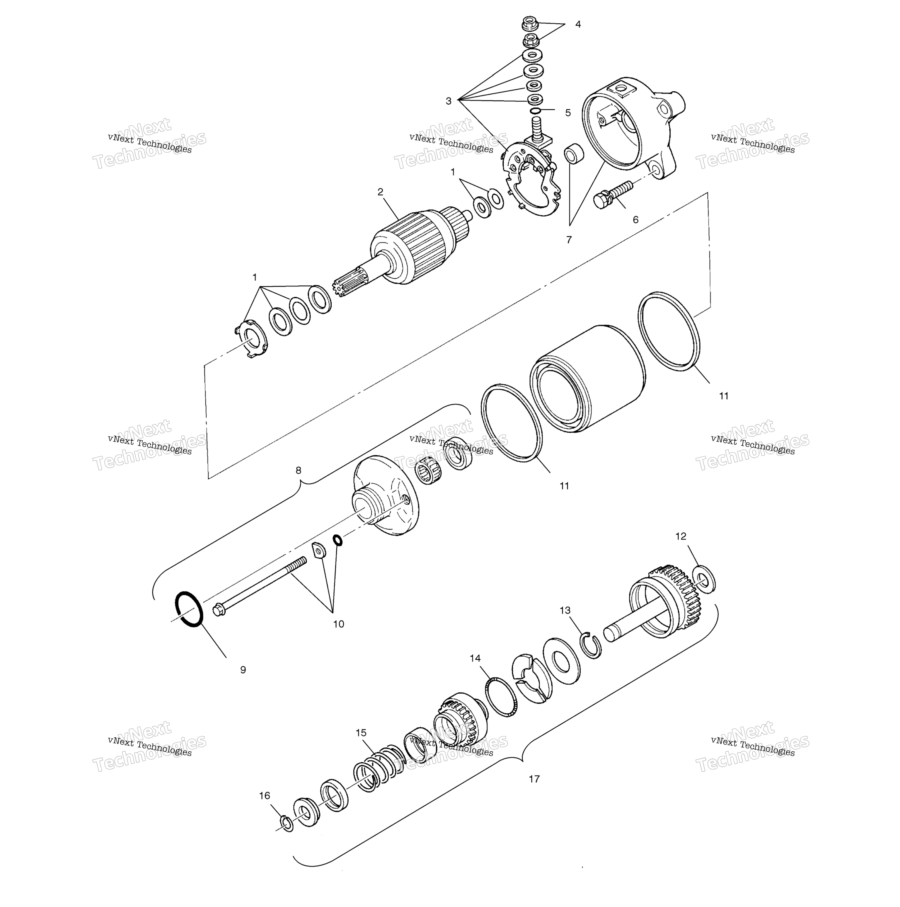 Пусковая система Motor A01cb32aa