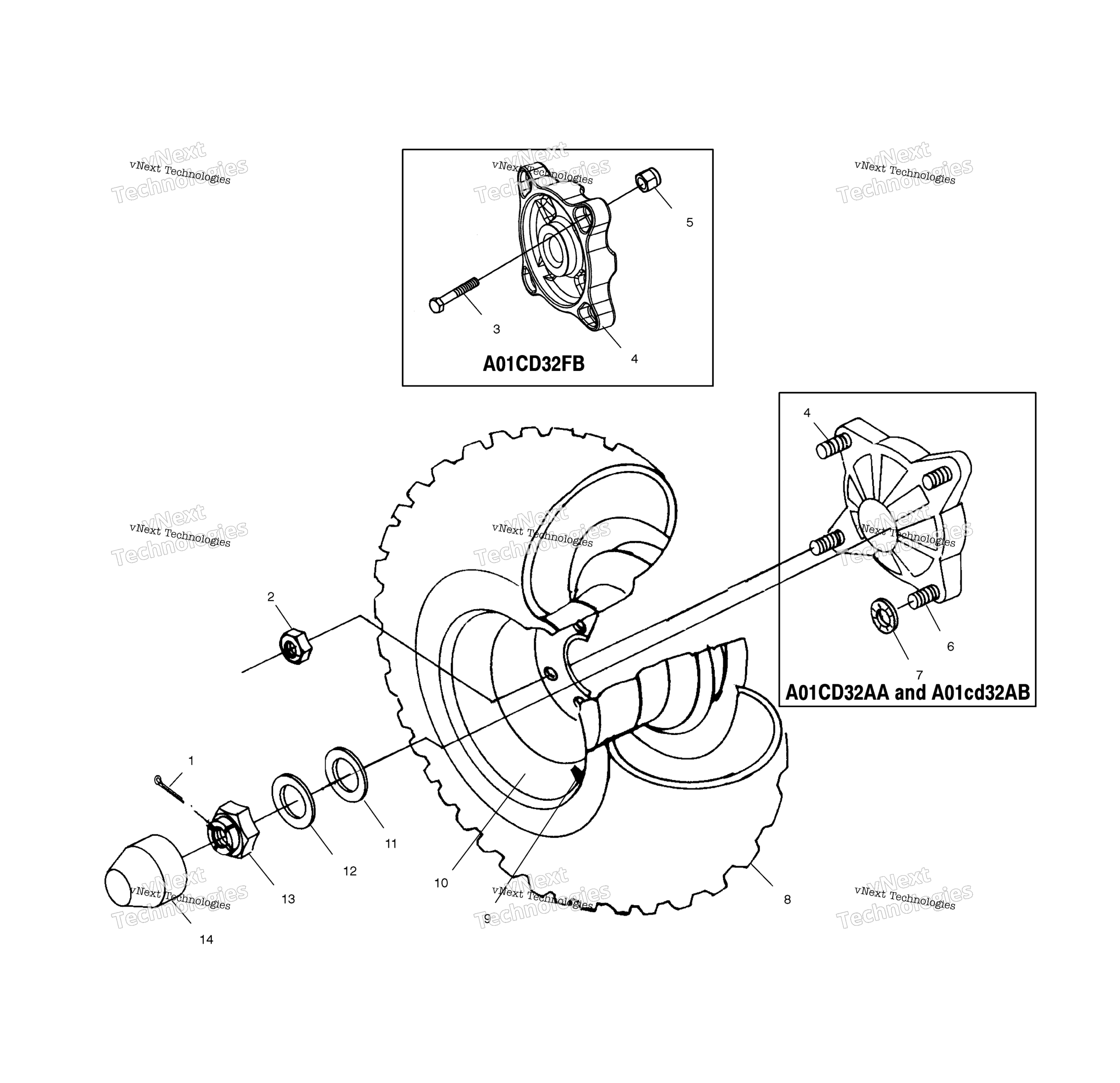 Задняя часть Wheel Drive