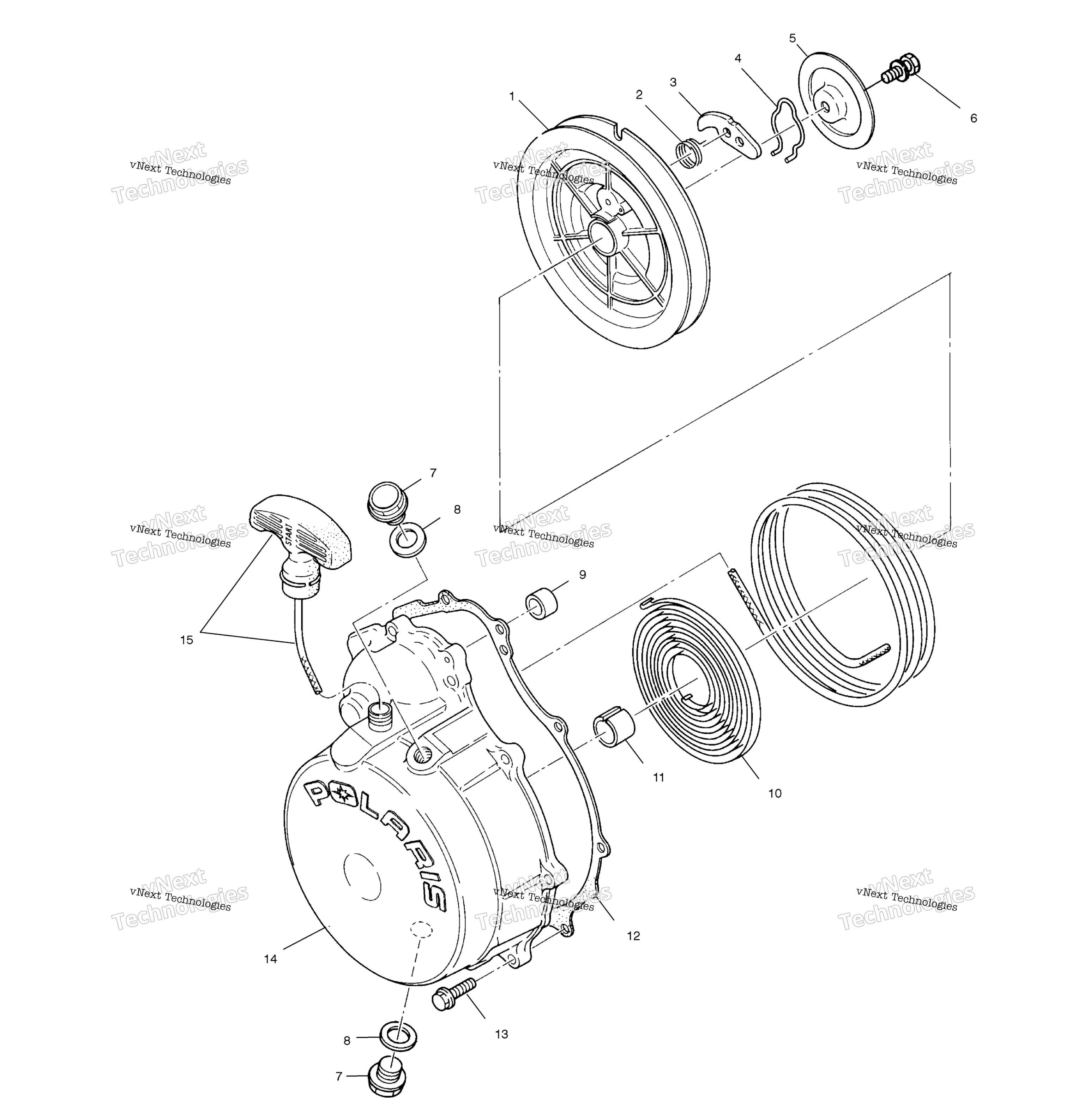 Ручной стартер Starter A01cd32aa