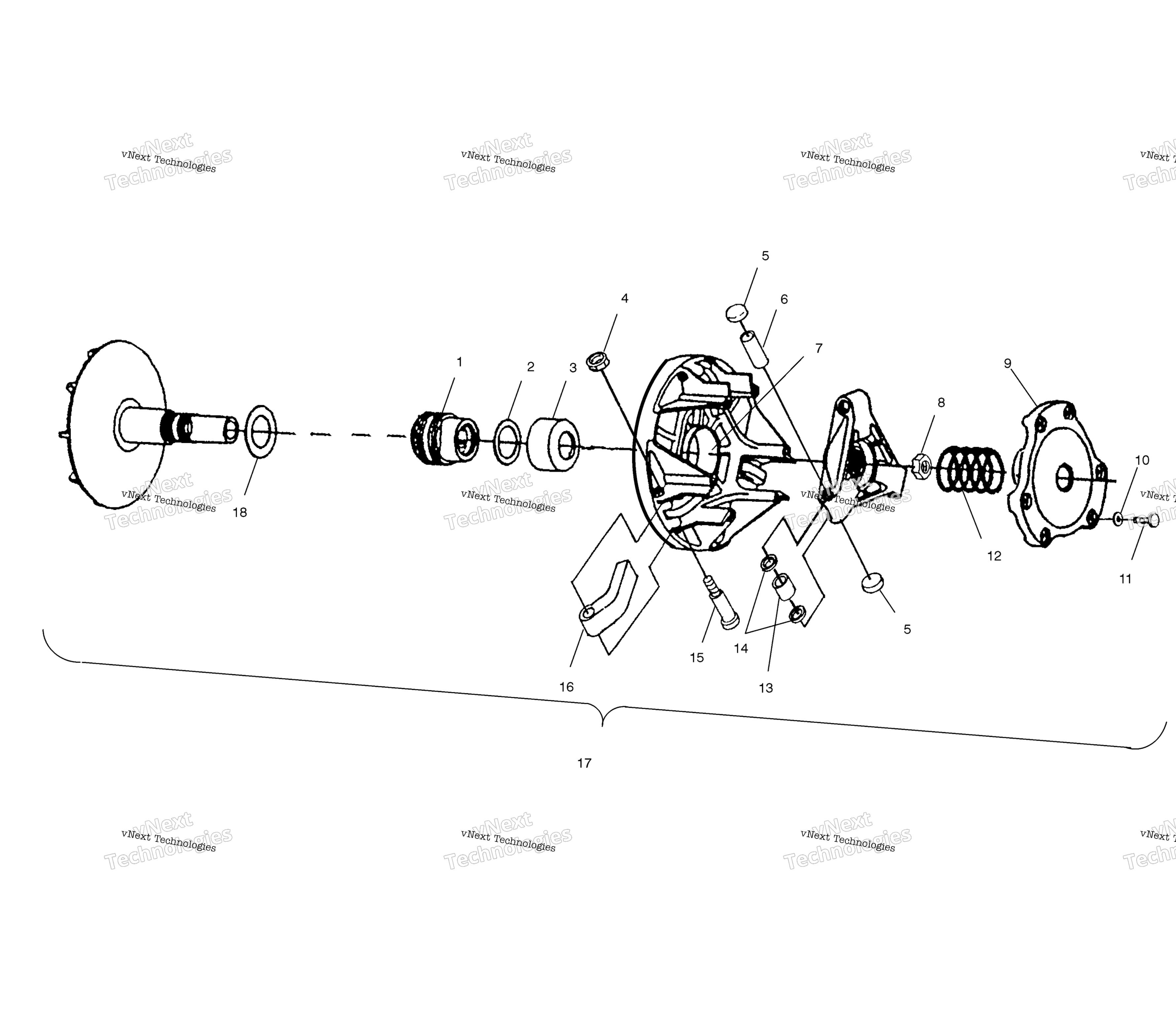 Привод Clutch A01cd50aa