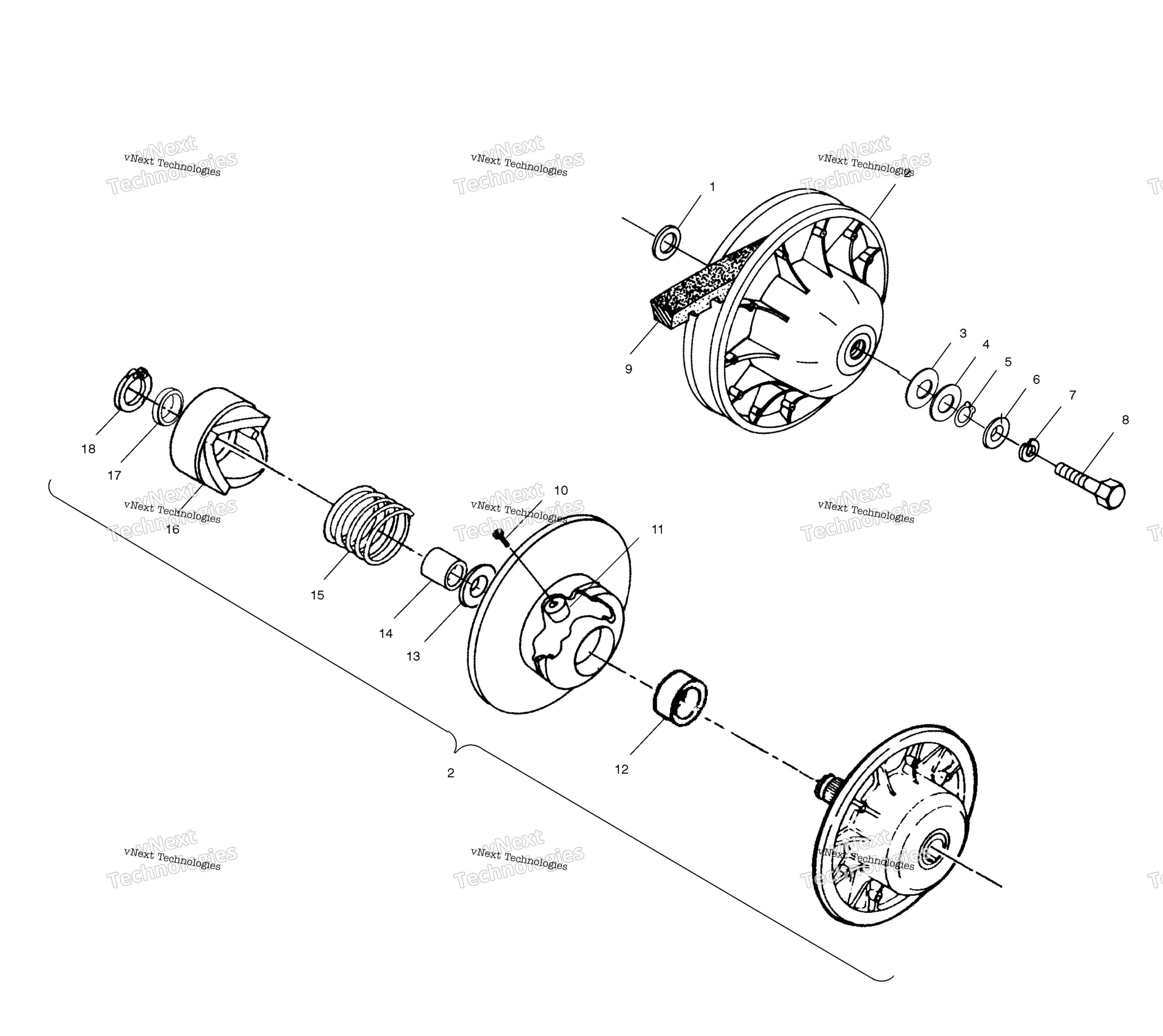 Ведомый Clutch A01cd50aa