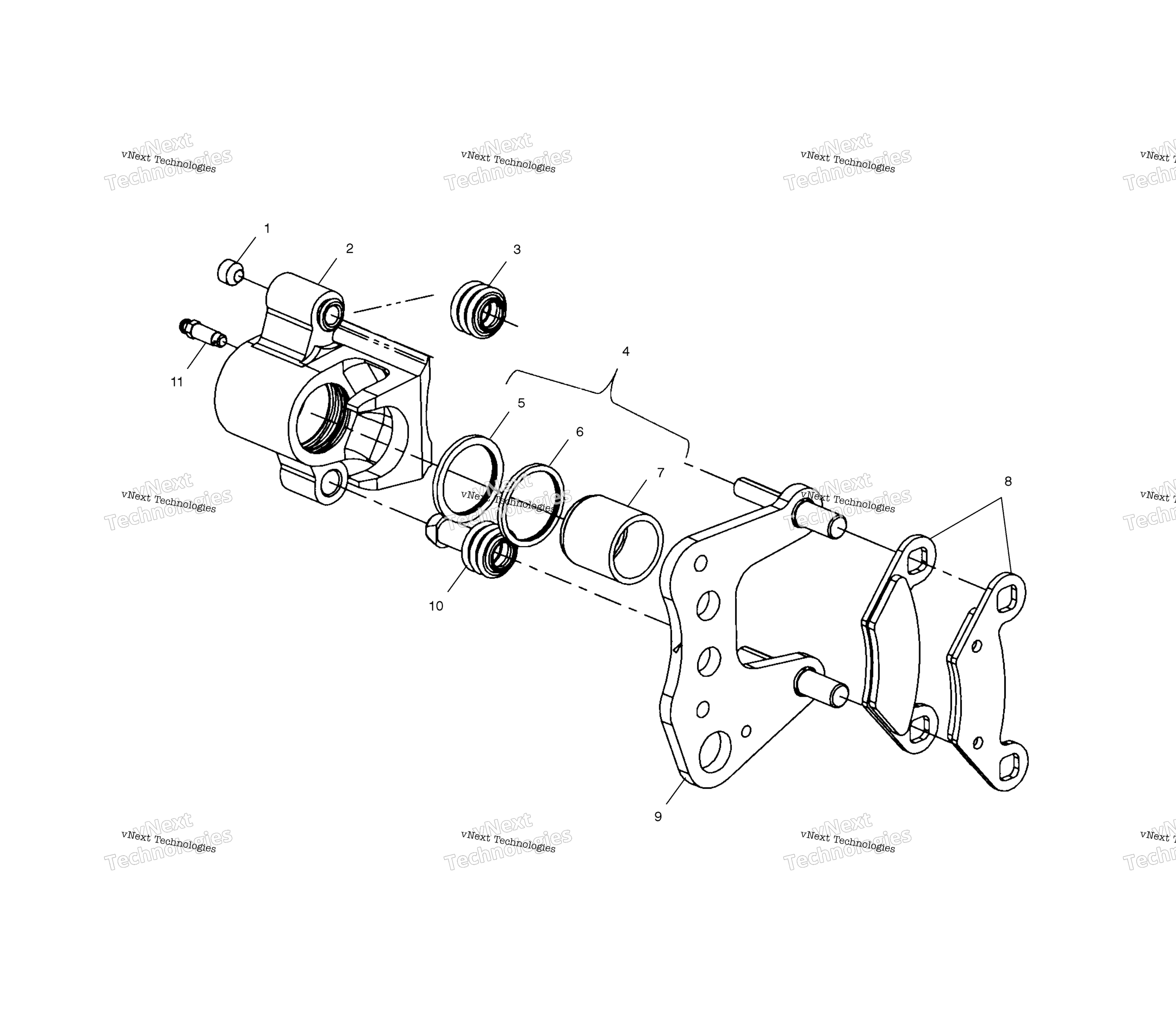 Передняя часть Brake A01cd50aa