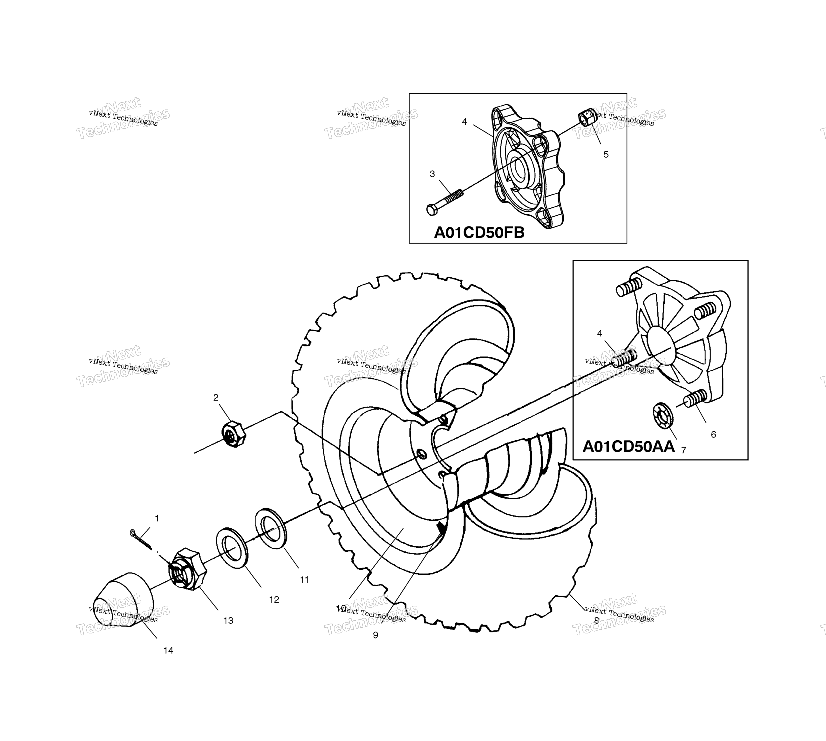 Задняя часть Wheel Drive A01cd50aa