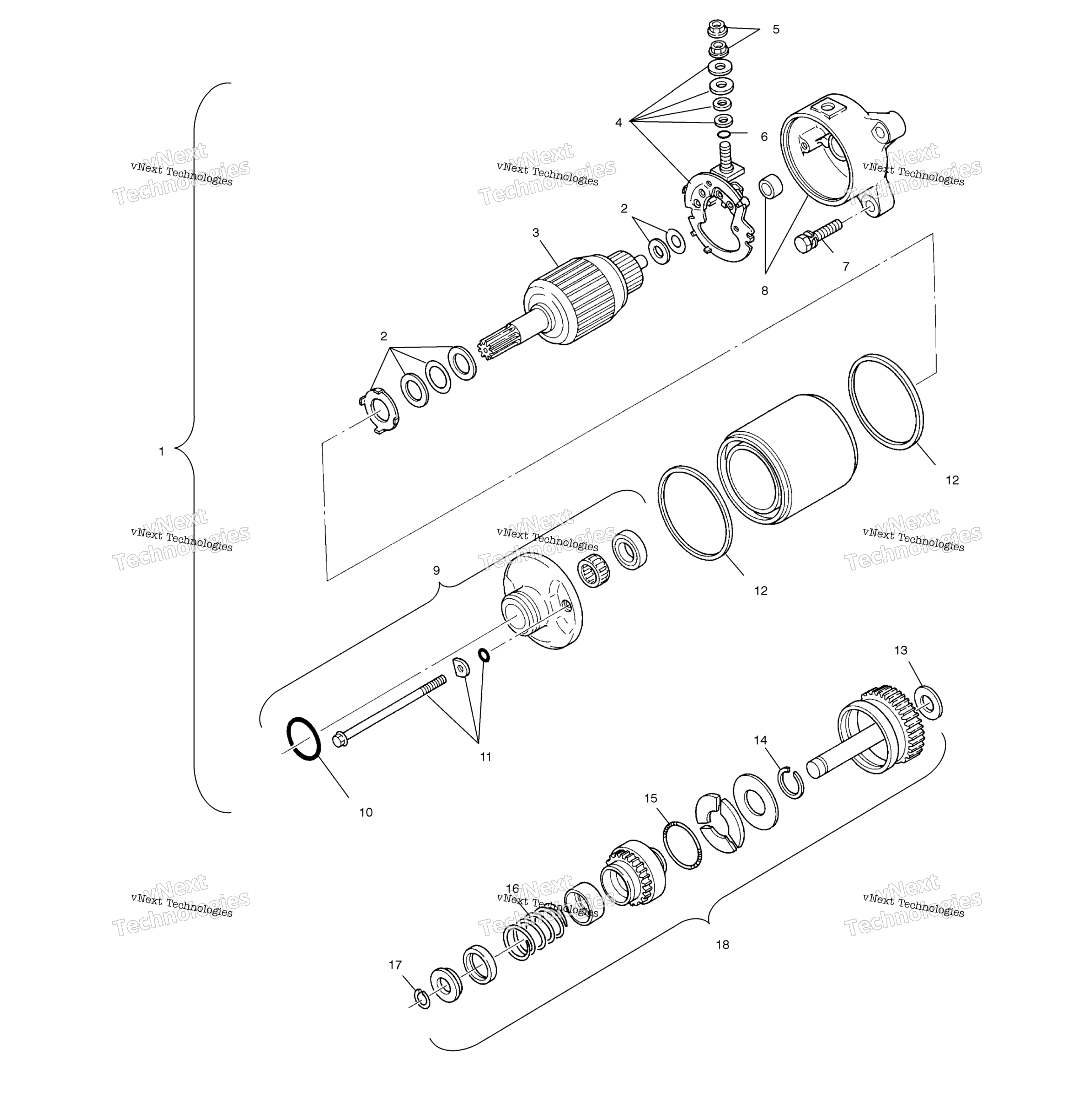 Пусковая система Motor A01cd50aa