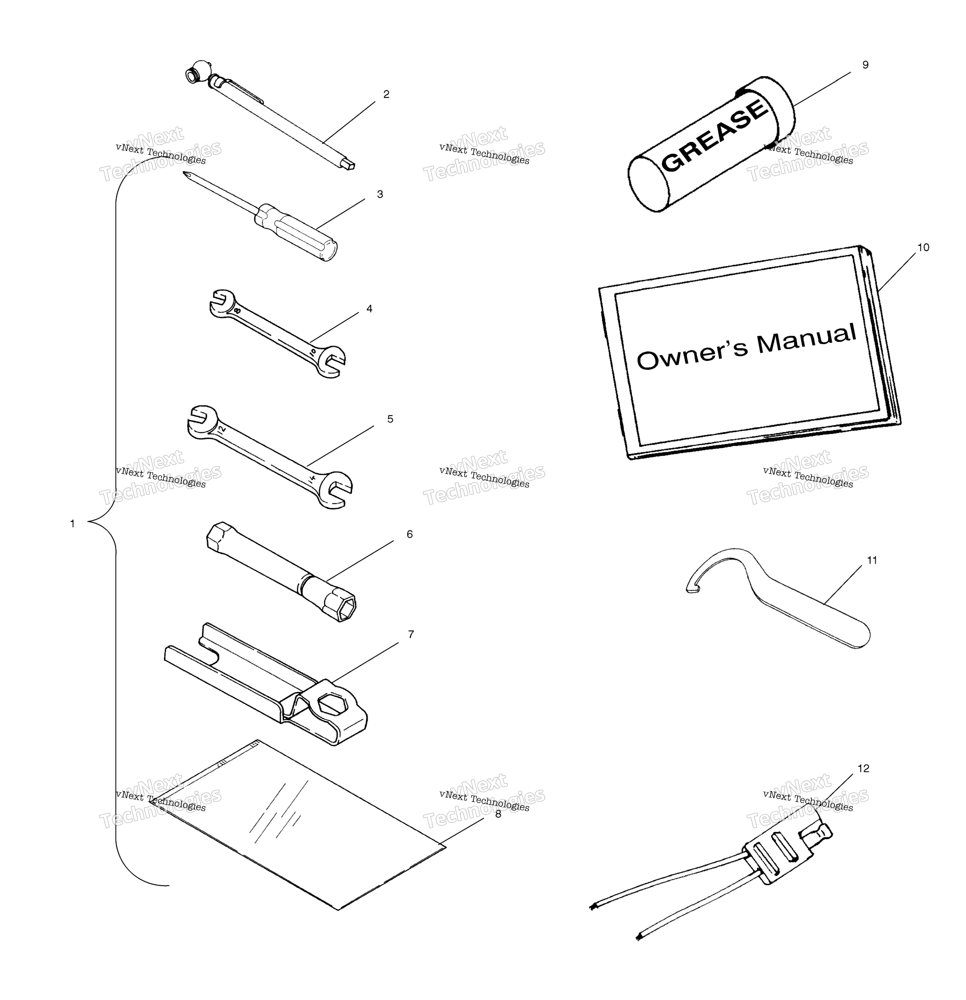 Инструмент Kit A01cd50aa